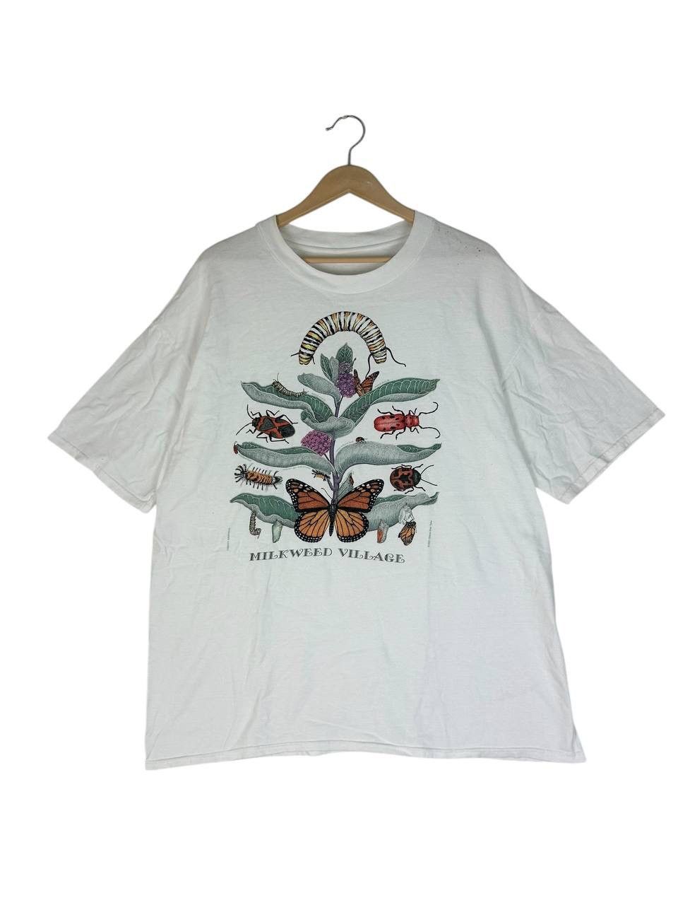 Arts & Science Vintage 90s Milkweed Village Art by Diana Dee Tyler 1997 Size US XL / EU 56 / 4 - 1 Thumbnail