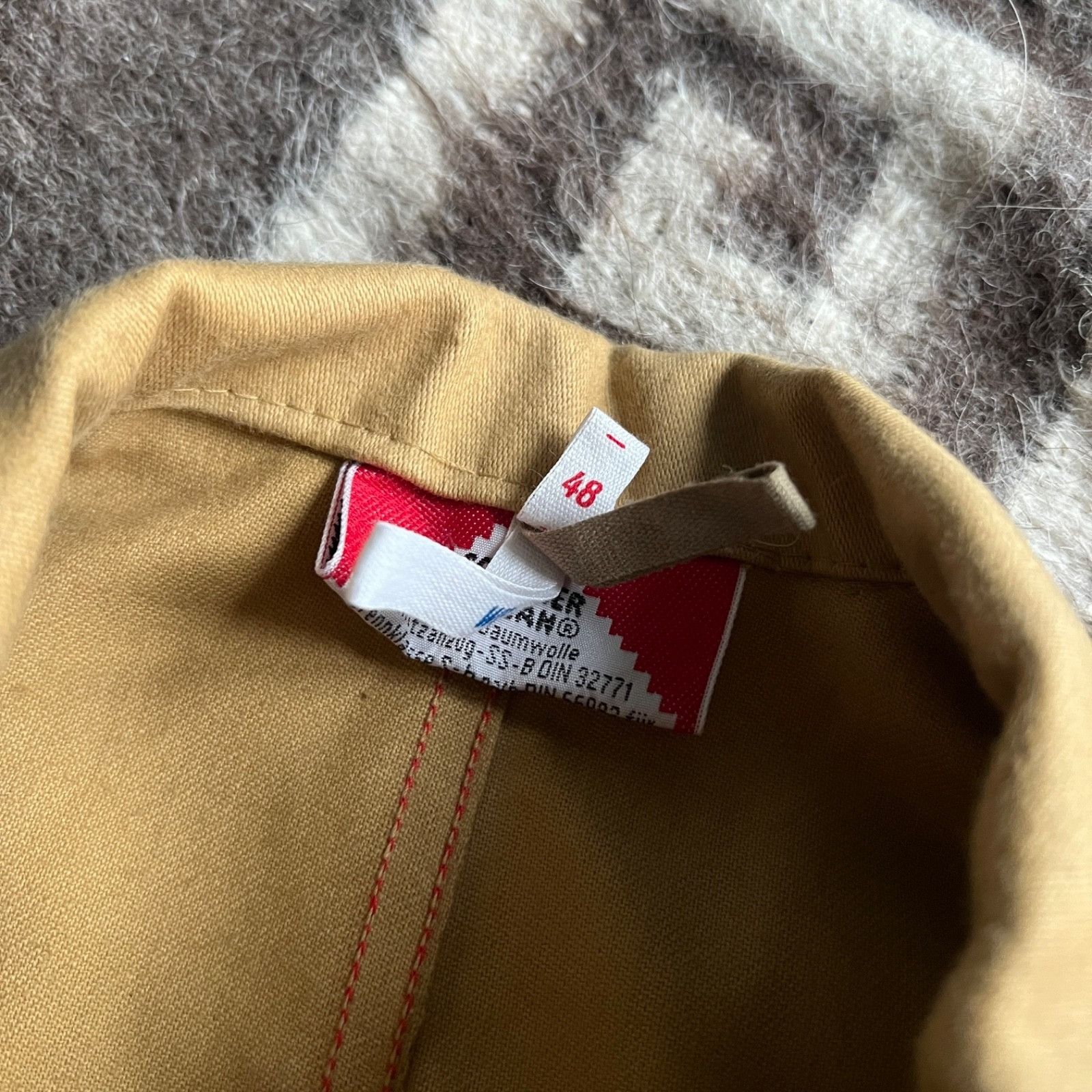 Vintage Vintage French Workwear Cotton Chore Utility Jacket 9766AC Size US M / EU 48-50 / 2 - 7 Thumbnail