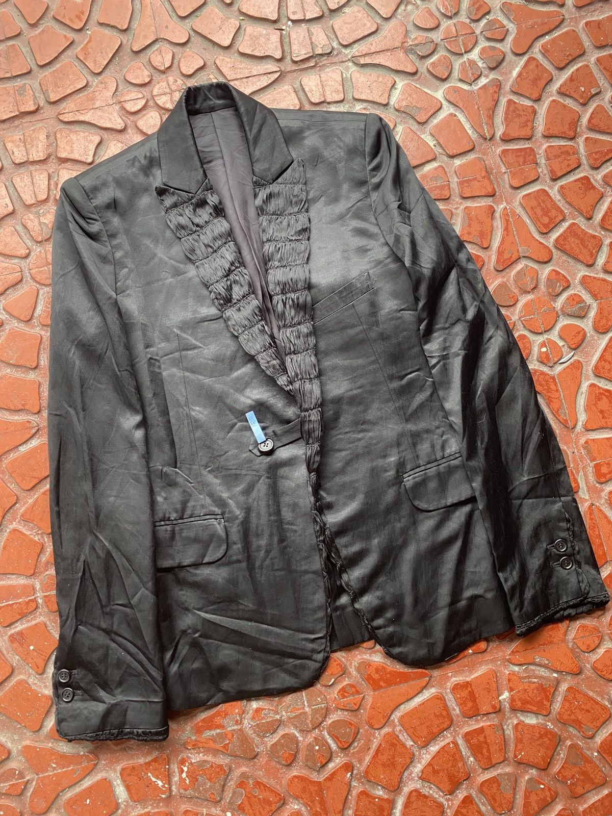 Undercover UNDERCOVERISM FOR REBELS 2010/RUFFLE SINGLE BREASTED BLAZER Size M / US 6-8 / IT 42-44 - 2 Thumbnail