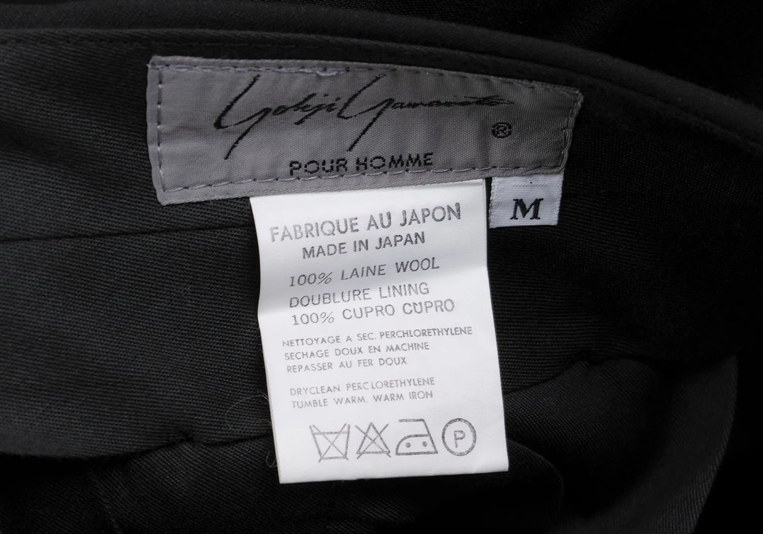 Yohji Yamamoto Yohji Yamamoto Wool Tuck Tapered Pants Size US 34 / EU 50 - 15 Thumbnail