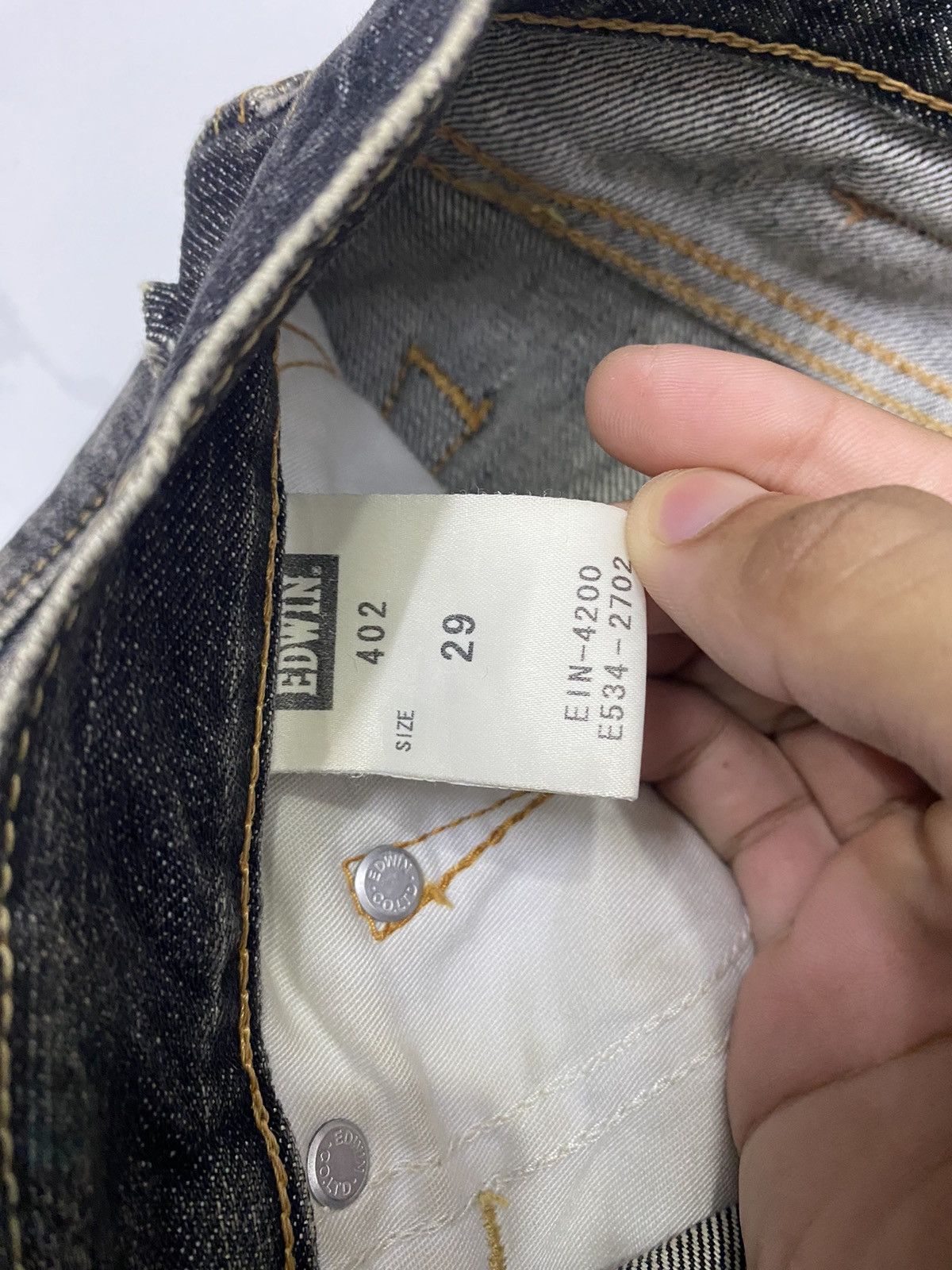 Edwin × Japanese Brand × Undercover DISTRESSED DENIM EDWIN JAPAN UNDERCOVER STYLE DESIGN JEANS Size US 30 / EU 46 - 8 Thumbnail