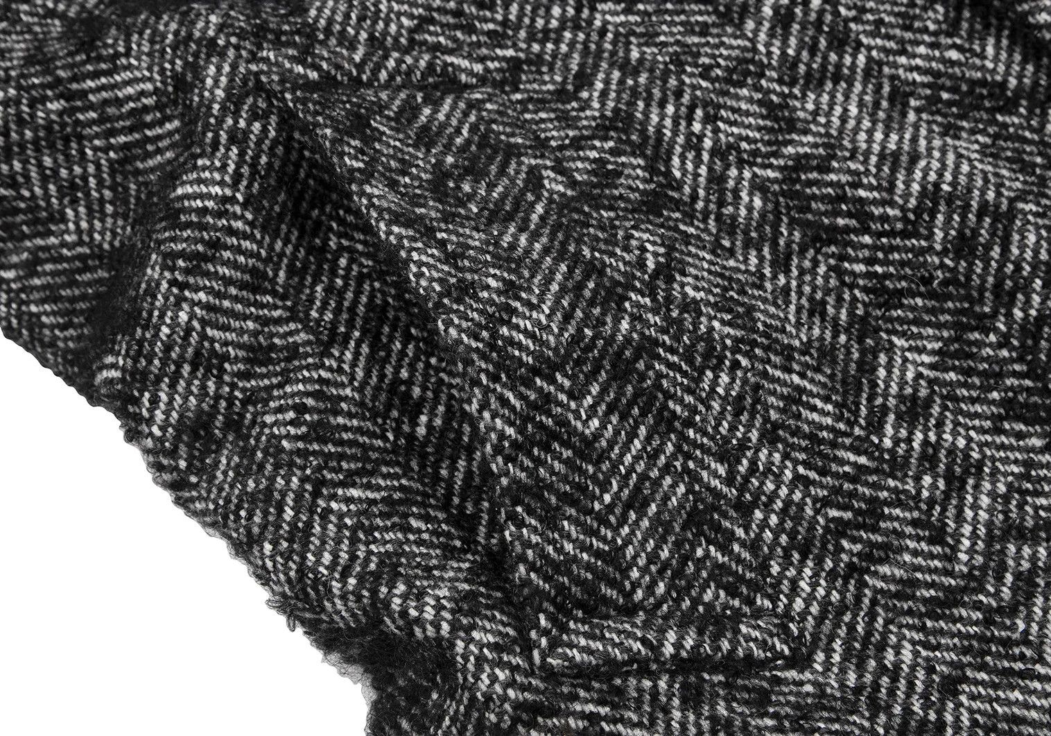 Kolor Mohair Blend Loop T Coat in Black Gray 1 Size US S / EU 44-46 / 1 - 10 Thumbnail