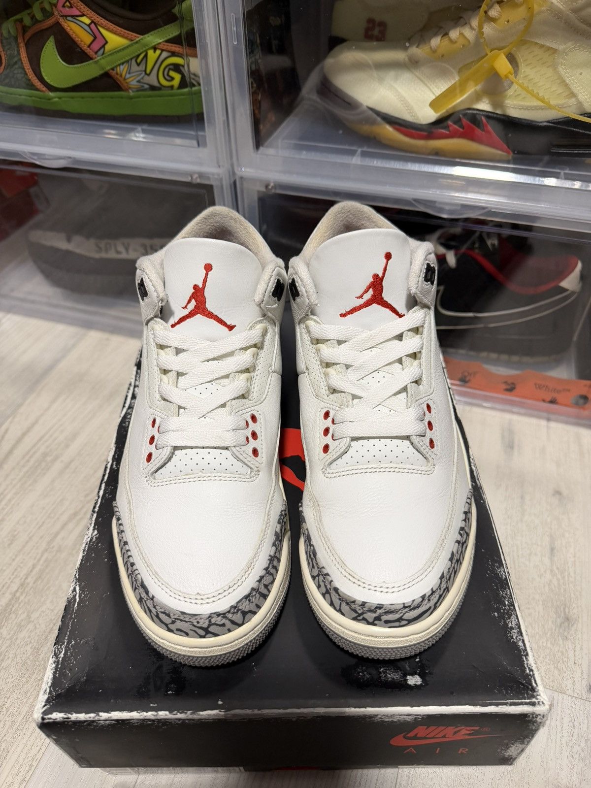 Jordan Brand Air Jordan 3 Retro White Cement Reimagined Size US 8 / EU 41 - 4 Thumbnail
