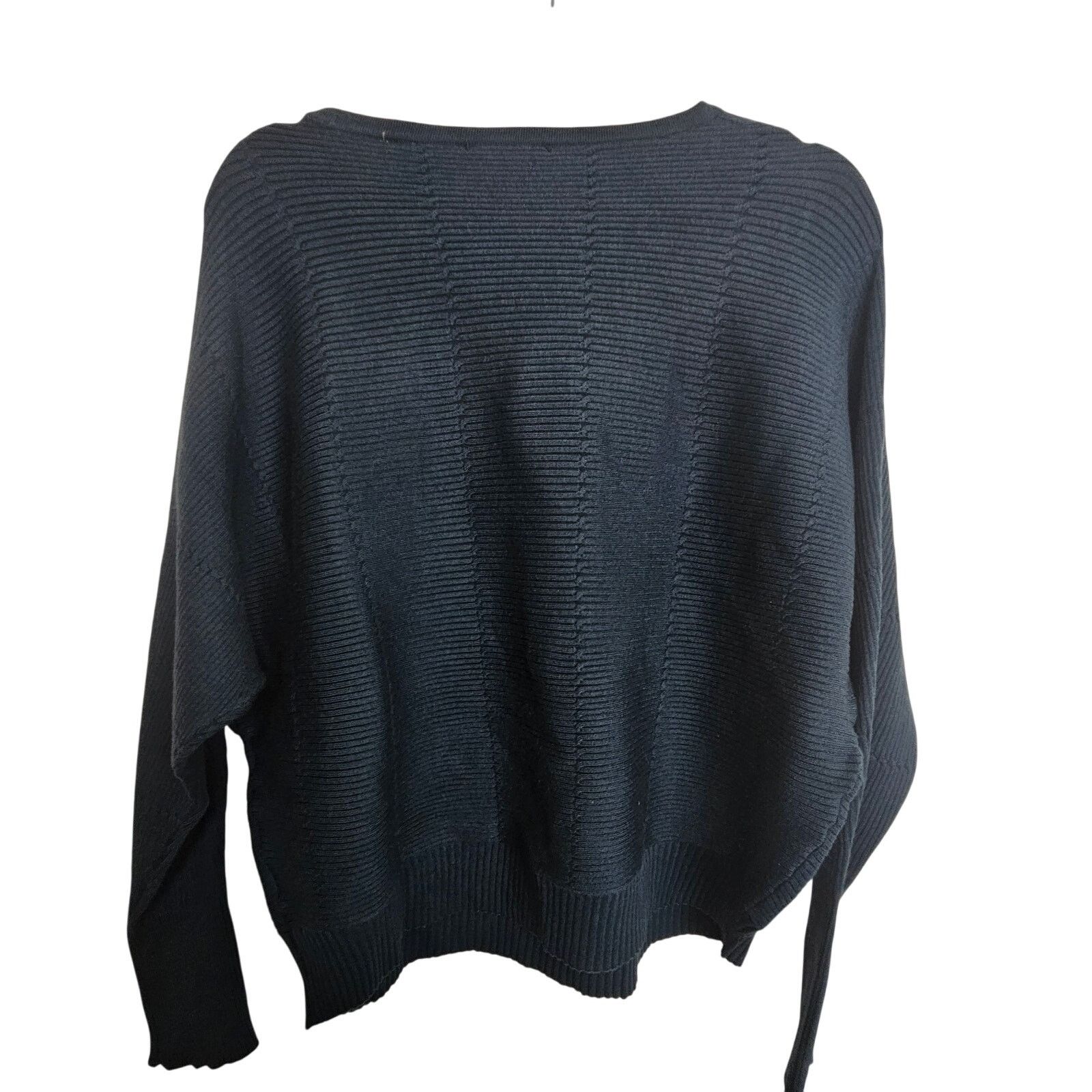 Elie Tahari NEW Tahari Sweater Navy Blue Pullover Sweater Long Sleeve M Size M / US 6-8 / IT 42-44 - 10 Thumbnail