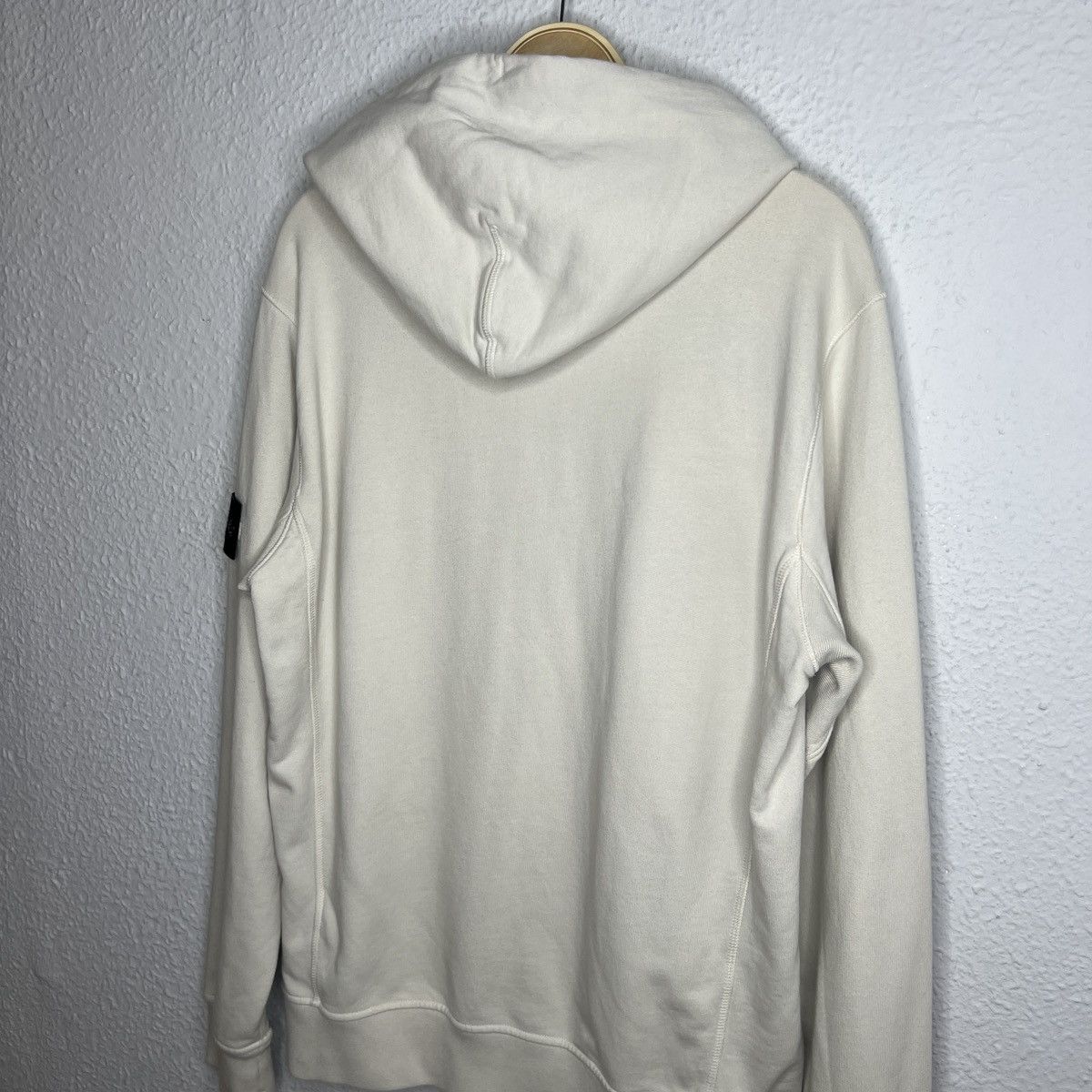 Stone Island Stone Island Hoodie Sweatshirt Hooded Beige Badge Logo Size US XL / EU 56 / 4 - 8 Thumbnail