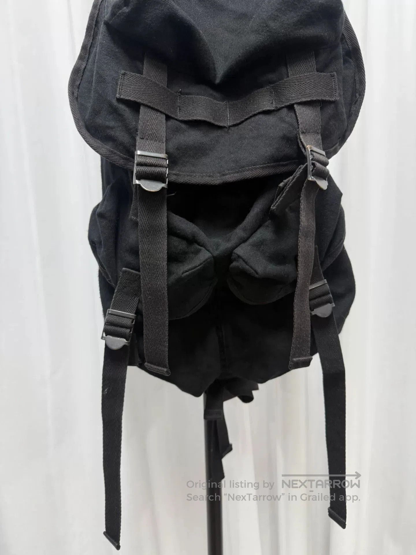 Yohji Yamamoto Yohji Yamamoto Y's Canvas Tactical Backpack. Size ONE SIZE - 3 Thumbnail