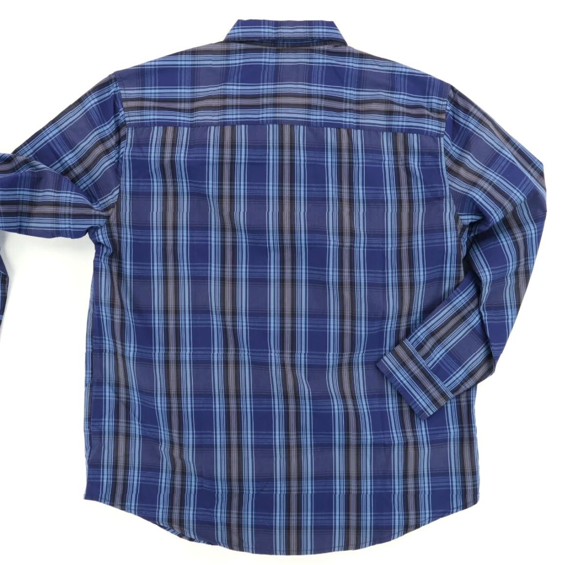 Vintage VTG Duke Haband Pearl Snap Cotton Blend Plaid Long Sleeve Shirt Blue Men's L Size US L / EU 52-54 / 3 - 4 Thumbnail