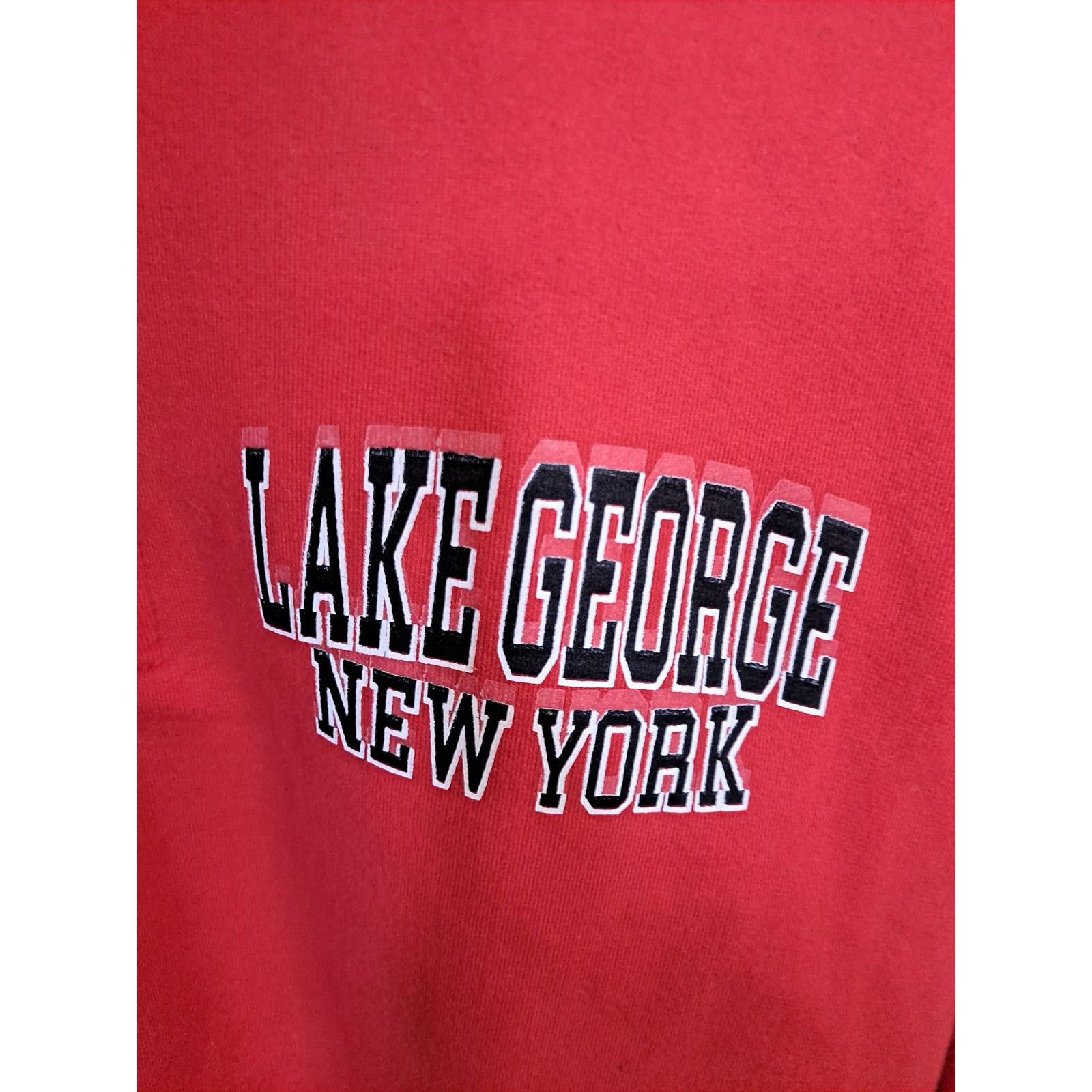 Other Lake George New York Red 1/4 Zip Pullover Size Large Size US L / EU 52-54 / 3 - 2 Thumbnail