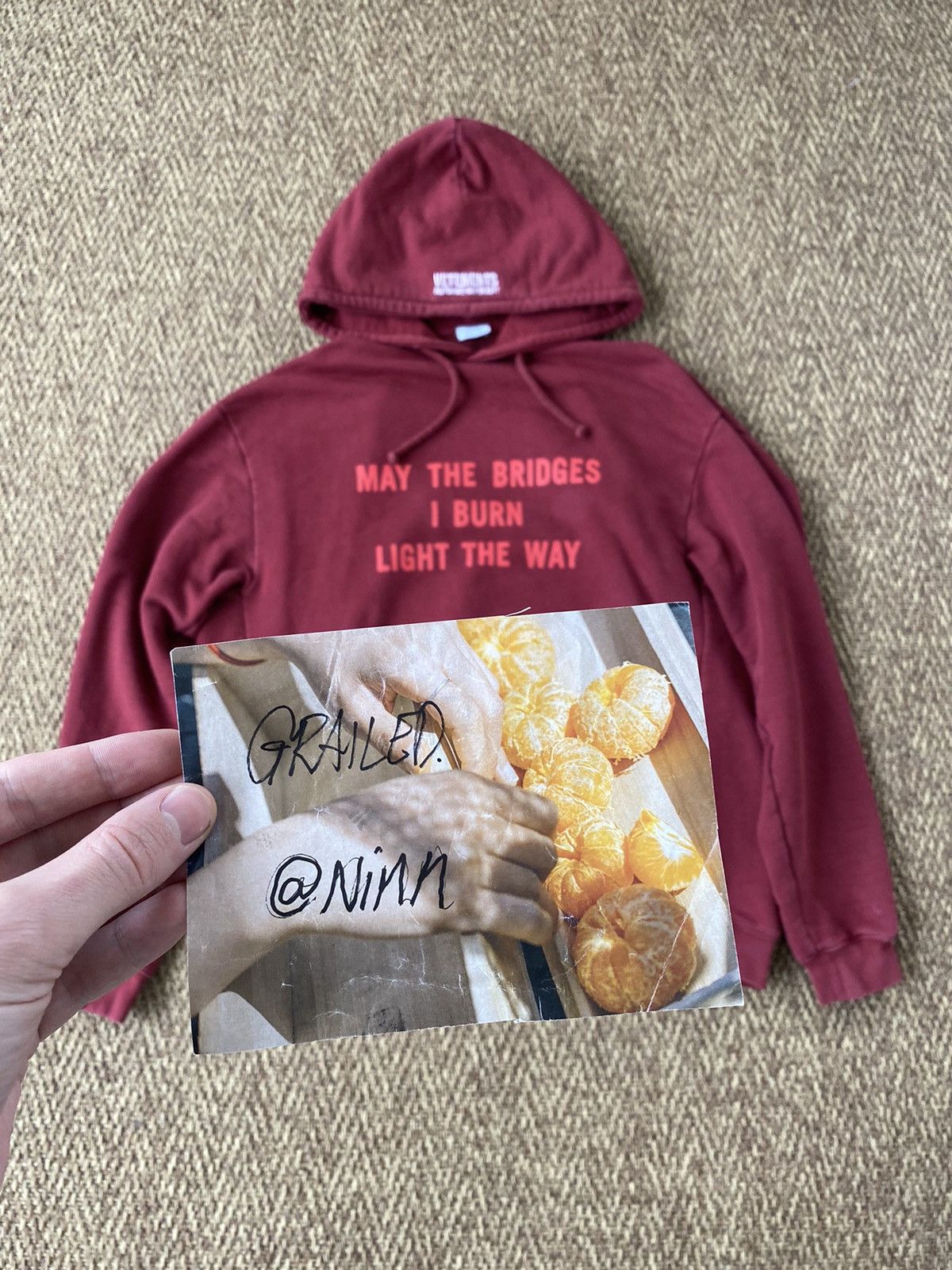 Vetements Vetements May The Bridges I Burn Hoodie Size US XL / EU 56 / 4 - 12 Thumbnail