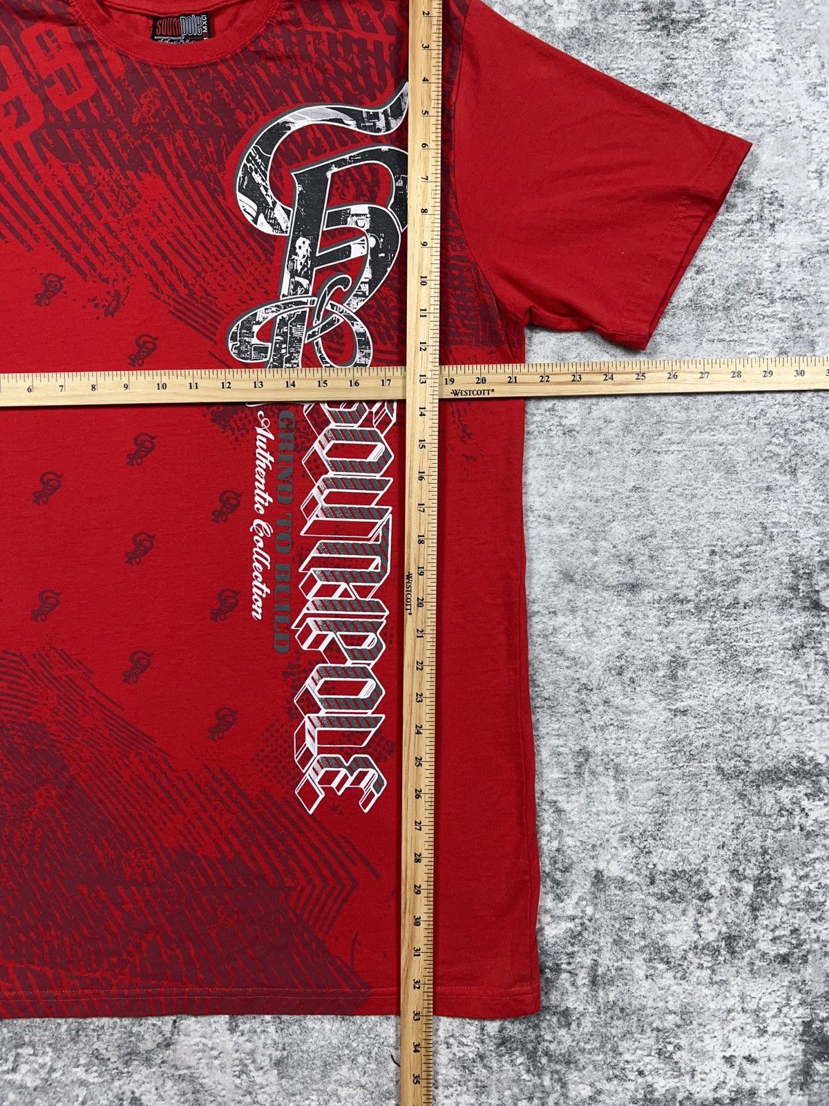 Affliction × Southpole Y2K Southpole Big Logo Skater Grunge Tee Size US XL / EU 56 / 4 - 4 Thumbnail