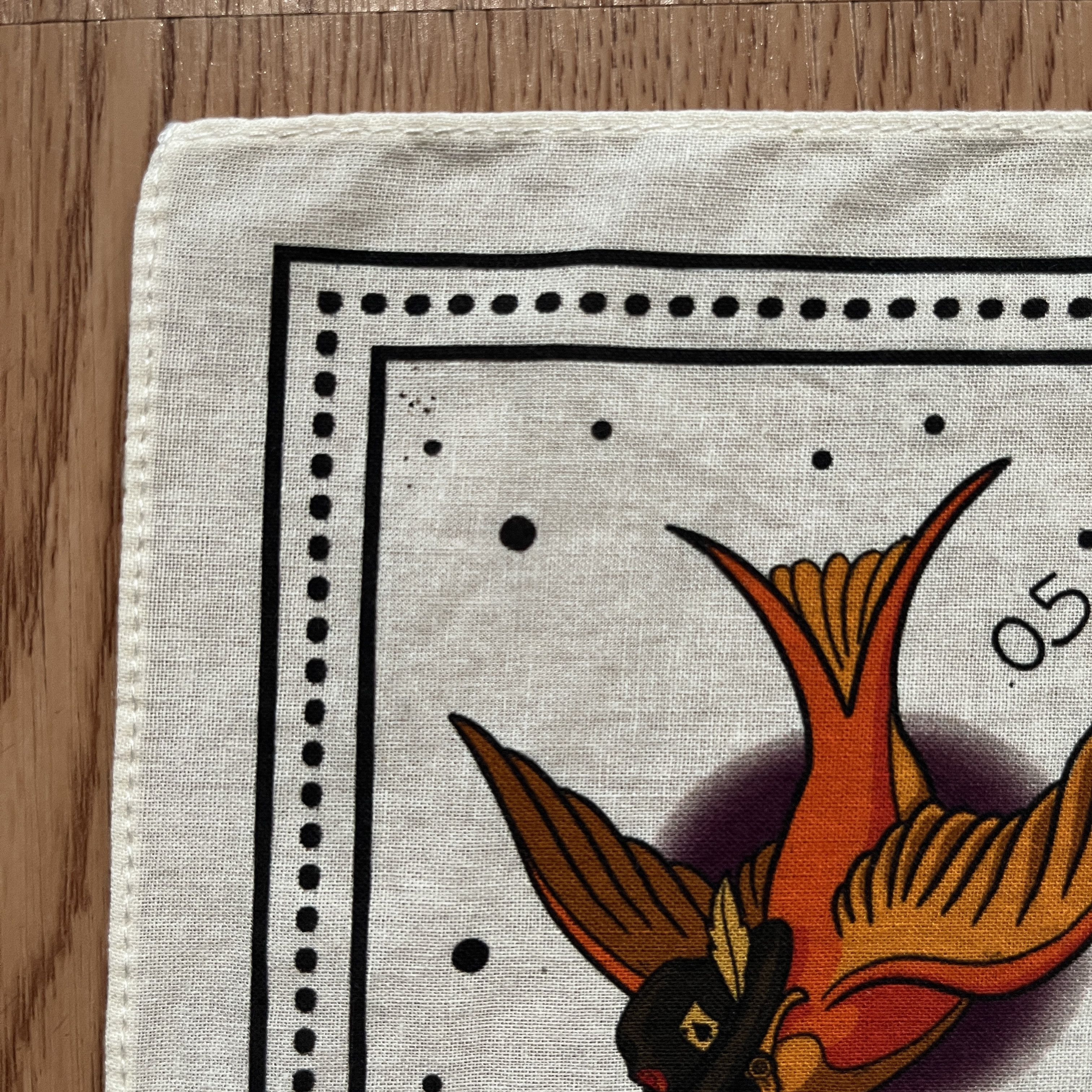 Vintage Voodoo Ranger Tattoo Handkerchief Size ONE SIZE - 5 Thumbnail