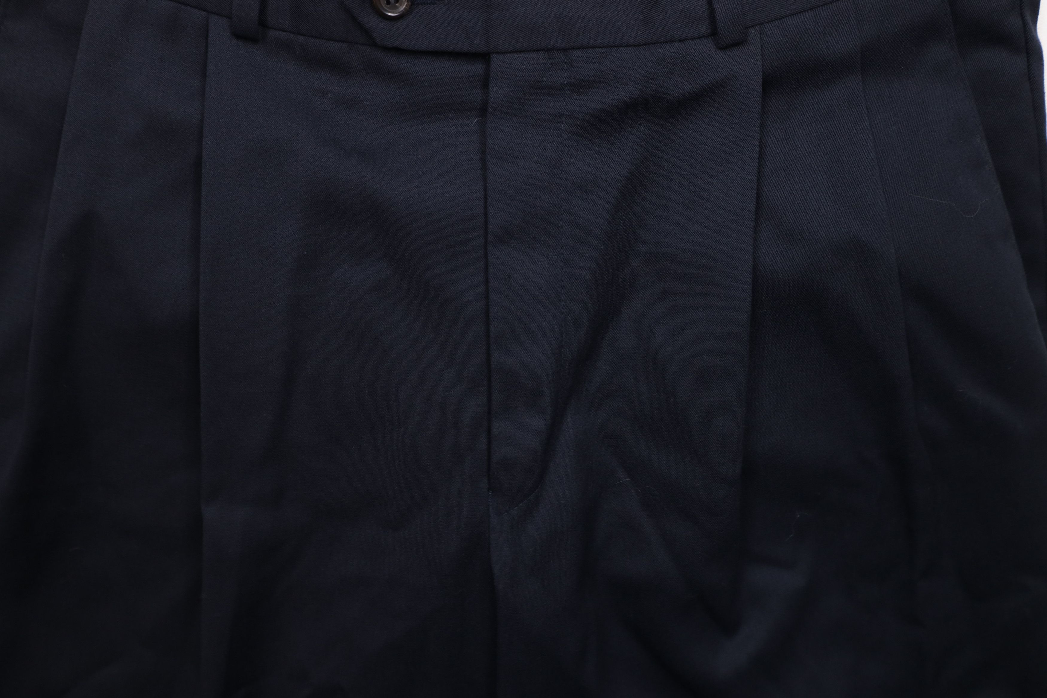 Ralph Lauren × Vintage Vintage 90s Chaps Ralph Lauren Wide Leg Wool Chino Pants Size US 32 / EU 48 - 7 Thumbnail