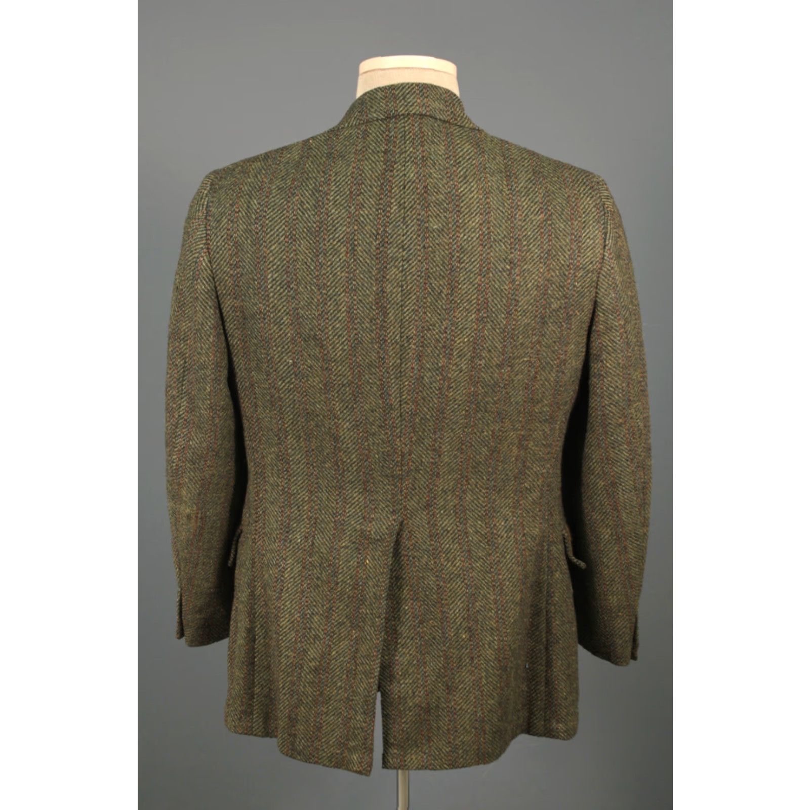Vintage VINTAGE Men's 1960s Mavest Green HBT Wool Tweed Blazer Small Jacket Size US S / EU 44-46 / 1 - 3 Thumbnail