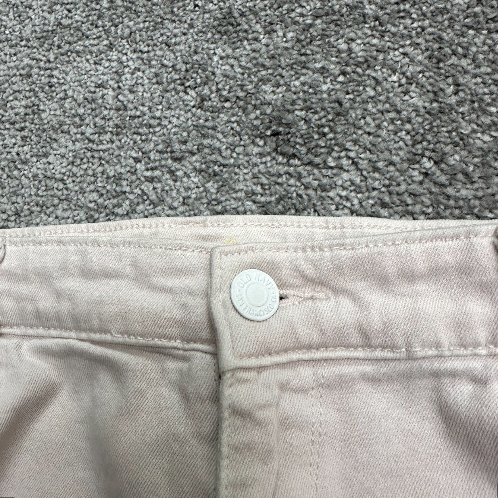 Old Navy Old Navy Rockstar Skinny Jeans Women 6 Light Pink Mid Rise Stretch 30x28.5 Size 28" / US 6 / IT 42 - 3 Thumbnail