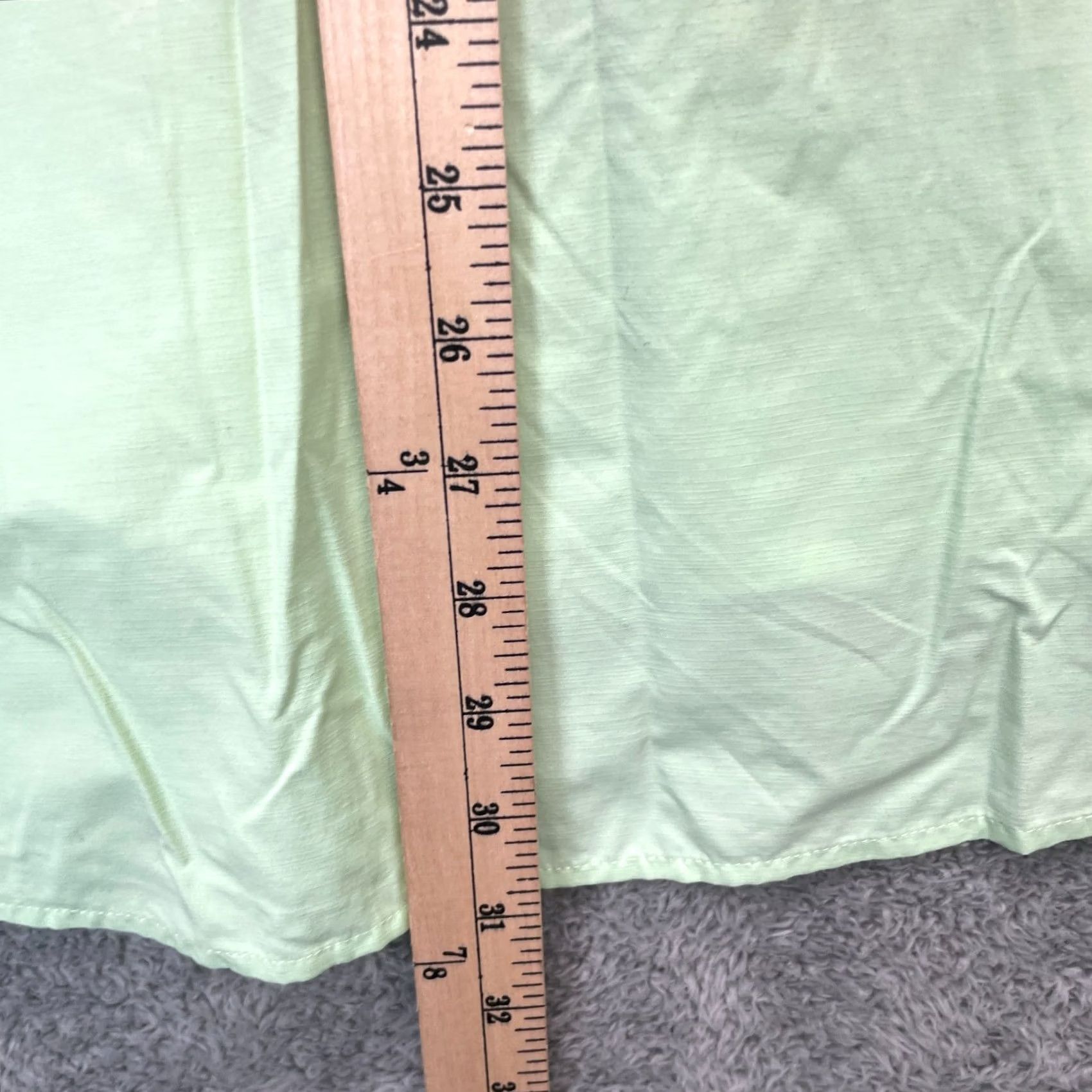 Vintage Gander Mountain Shirt Mens XL Green Nylon Button-Up Short Sleeve Collared Vented Pockets 52 Chest Regular Fit Size US XL / EU 56 / 4 - 7 Thumbnail