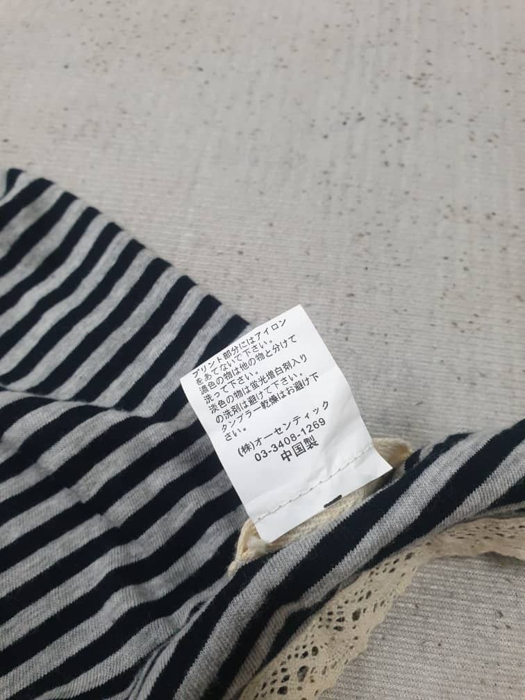 Japanese Brand Cube Sugar Japanese brand stripes scarves Size ONE SIZE - 3 Thumbnail