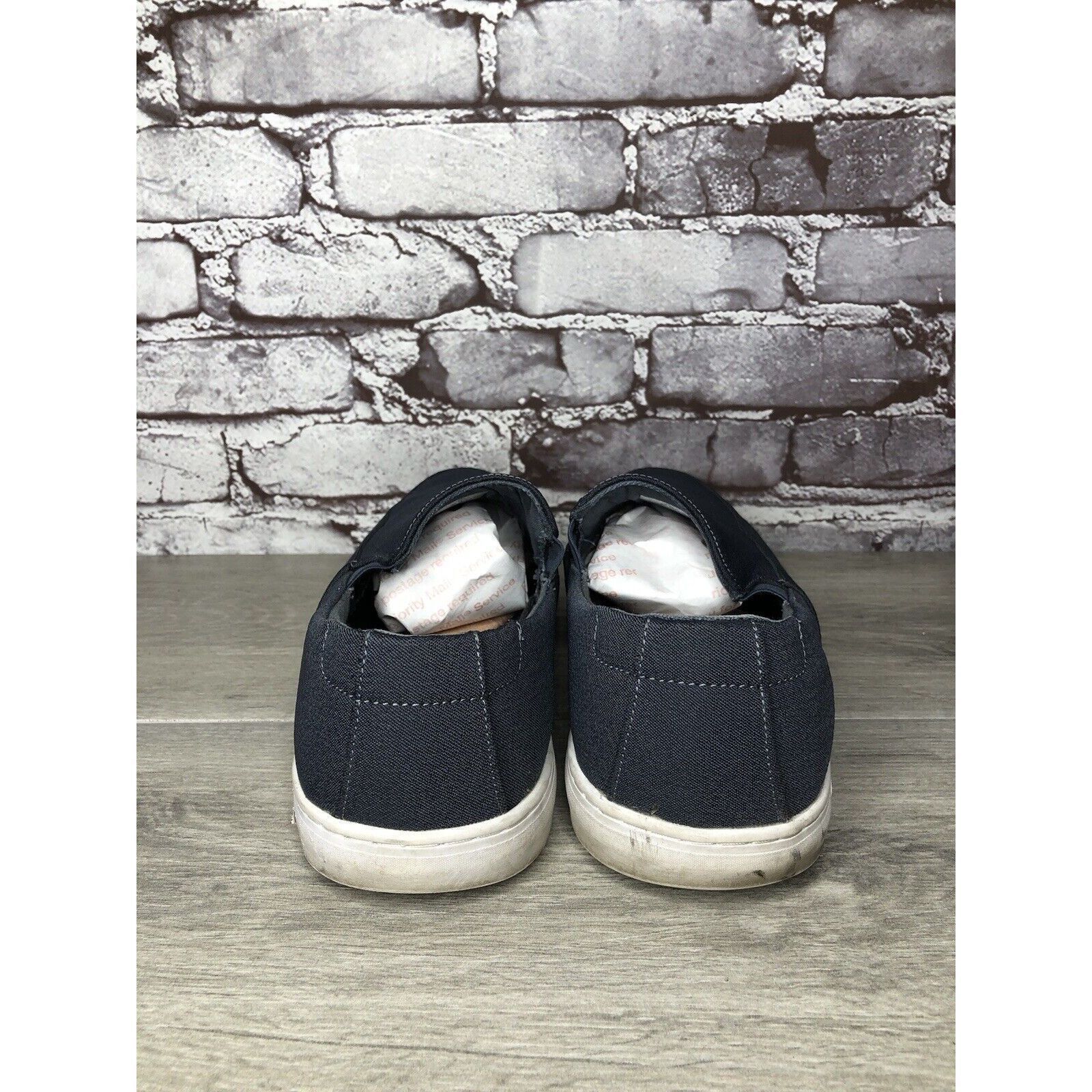 Other Cuater Tracer Navy Blue Canvas Fabric Slip On Casual Shoes M Size US 13 / EU 46 - 4 Thumbnail