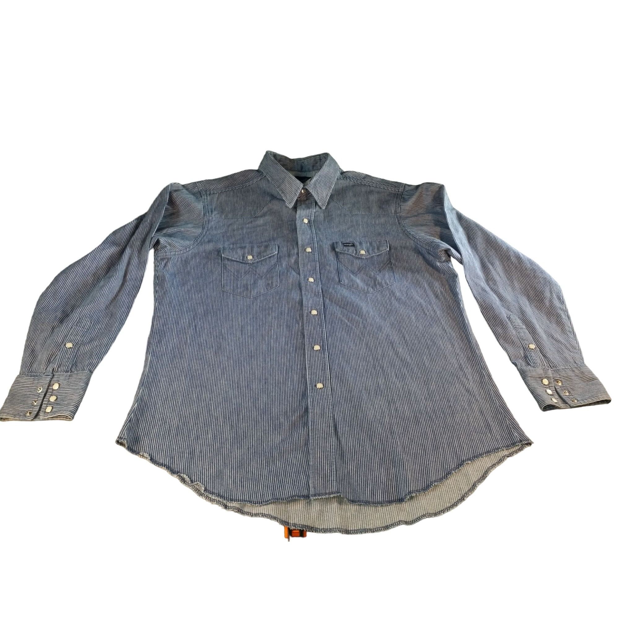 Wrangler Wrangler X-Long Tails Pearl Snap Button Up Shirt Men Sz XL D Size US XL / EU 56 / 4 - 1 Thumbnail