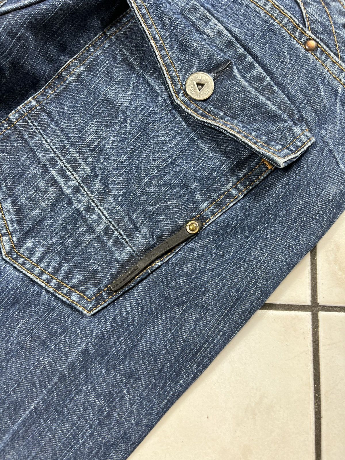 G-Star Vintage G-Star Raw y2k denim buckle back jeans elwood narrow Size US 32 / EU 48 - 17 Thumbnail