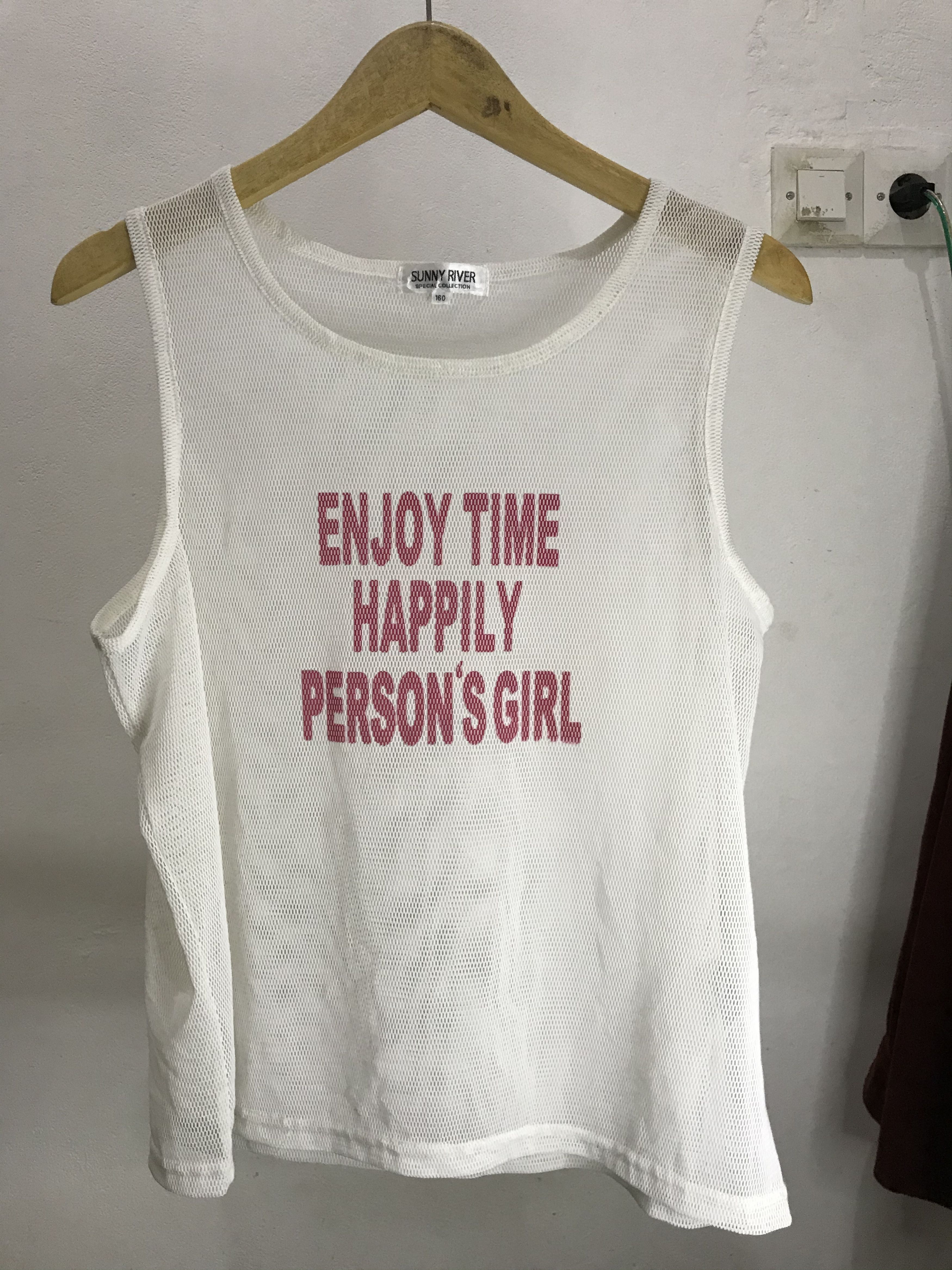 Sunny river mesh top quotes japanese brand