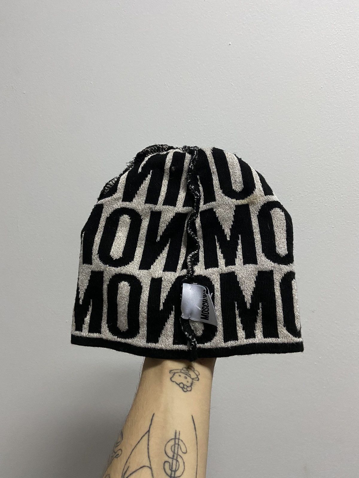 Moschino × Vintage Moschino hat monogram logo overprint vintage Size ONE SIZE - 4 Thumbnail