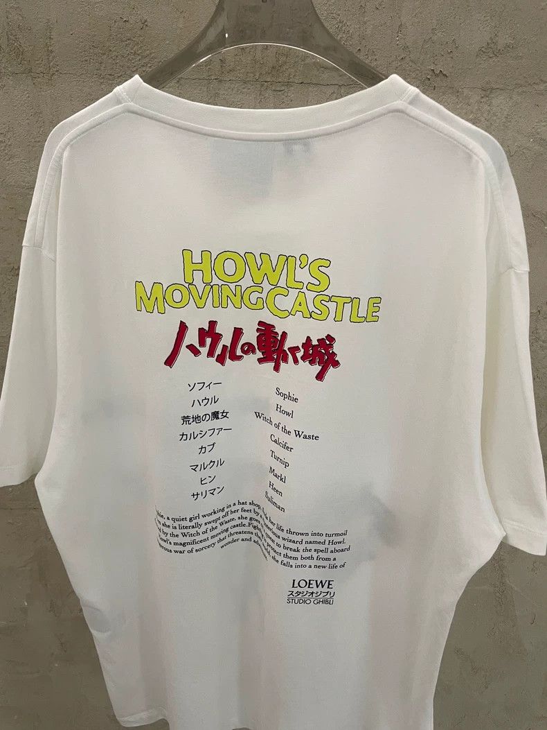 Loewe LOEWE White Hal's Moving Castle co-branded logo short slee Size M / US 6-8 / IT 42-44 - 6 Thumbnail