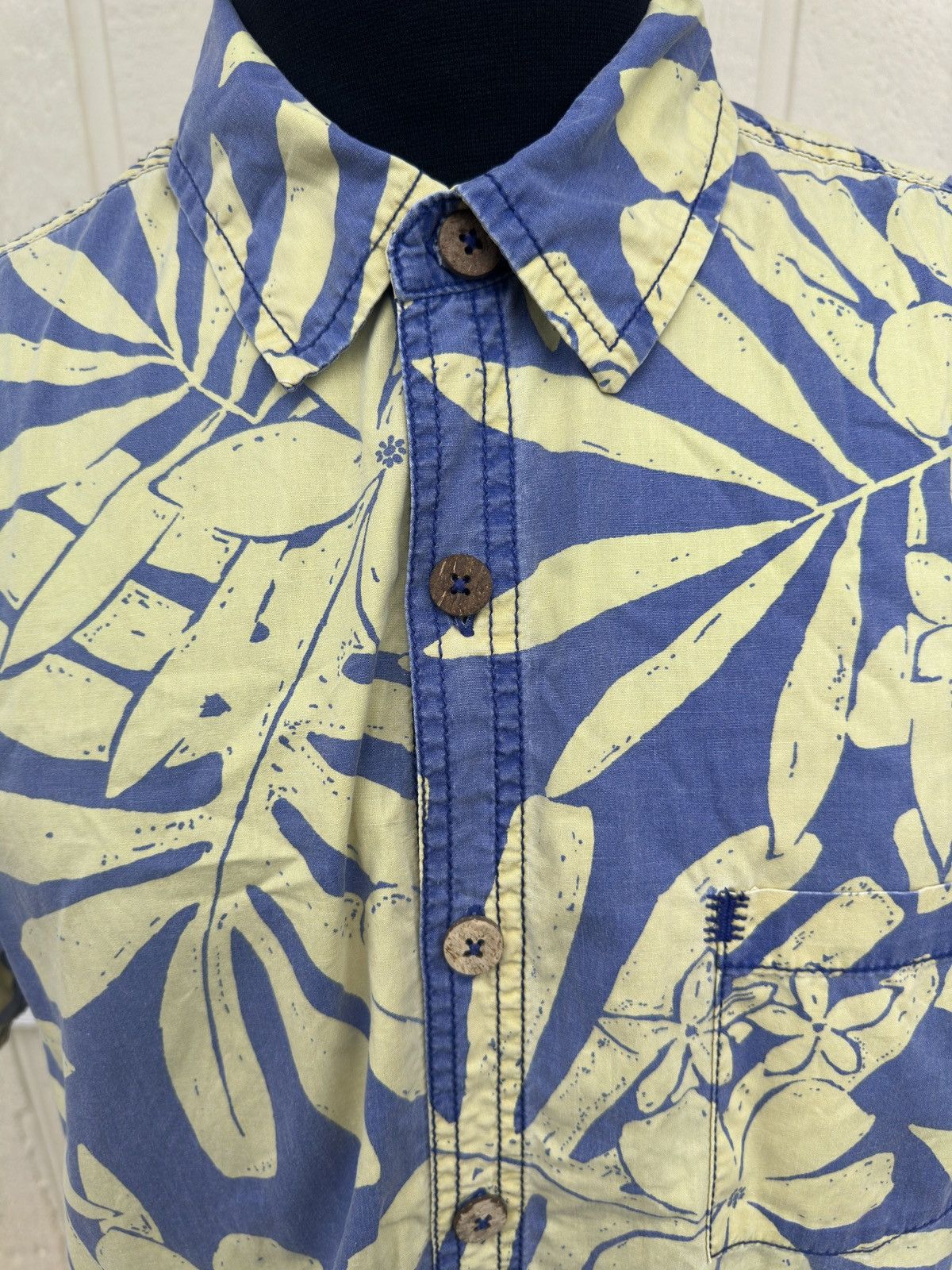 Other PreOwned Kahala Hawaiian Print Blue/Yellow Men's Large Size US L / EU 52-54 / 3 - 3 Thumbnail