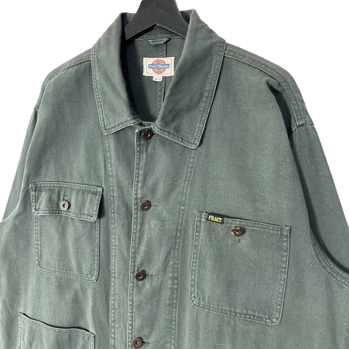 Vintage Vintage Pract Studio Workers Chore Jacket Size US L / EU 52-54 / 3 - 2 Thumbnail