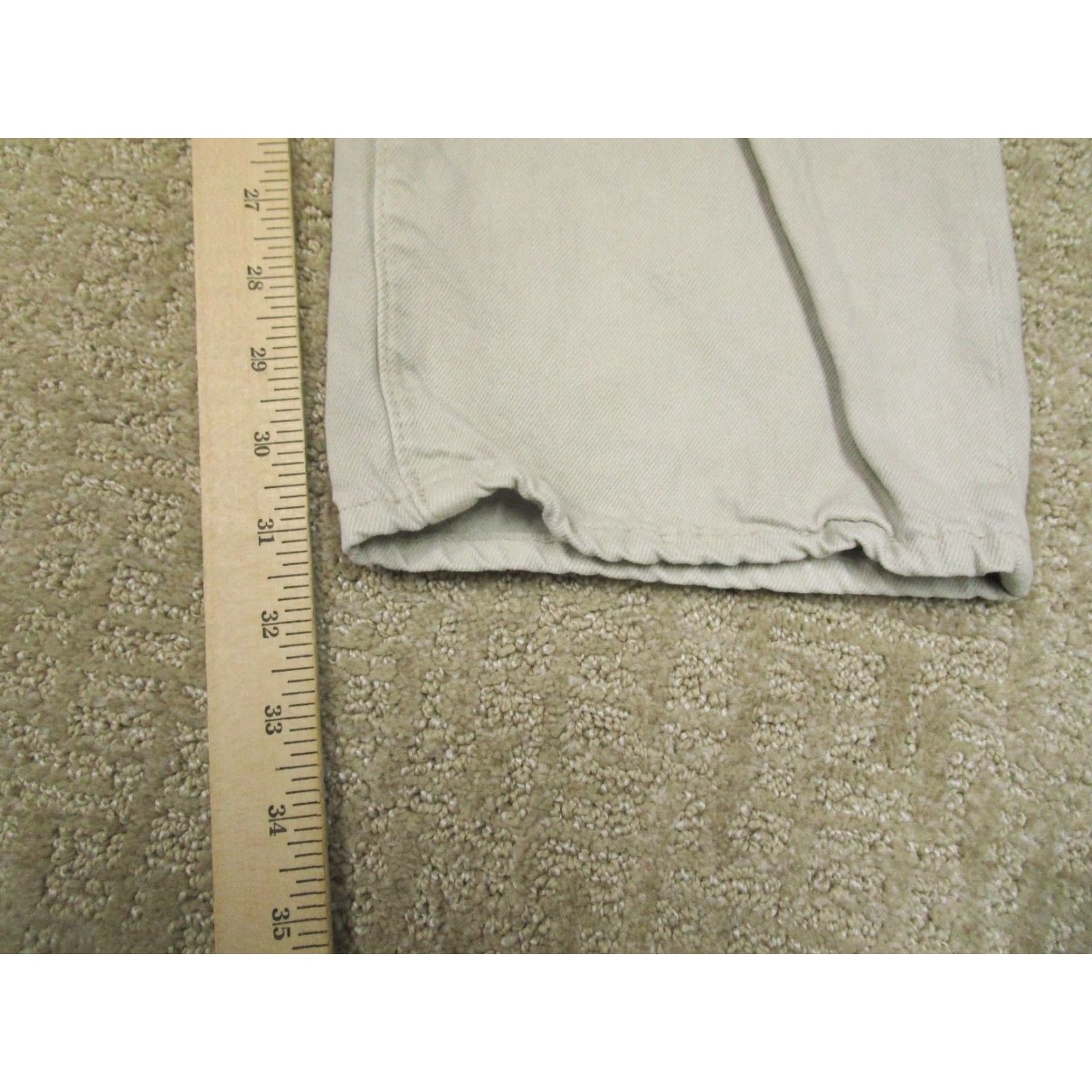Polo Ralph Lauren Polo Ralph Lauren Varick Slim Jeans Men 40x32 Light Ivory Denim 5-Pocket Straight Slim Rise Mid Wash Size US L / EU 52-54 / 3 - 7 Thumbnail