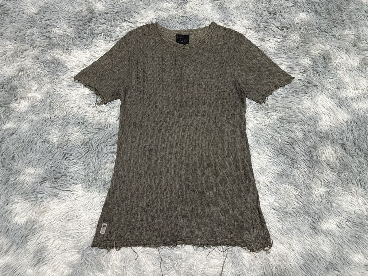 L7 Real Hip 🔥Y2K Archived L7 Real Hip Raw Hem Knit Shirt Size US M / EU 48-50 / 2 - 1 Thumbnail
