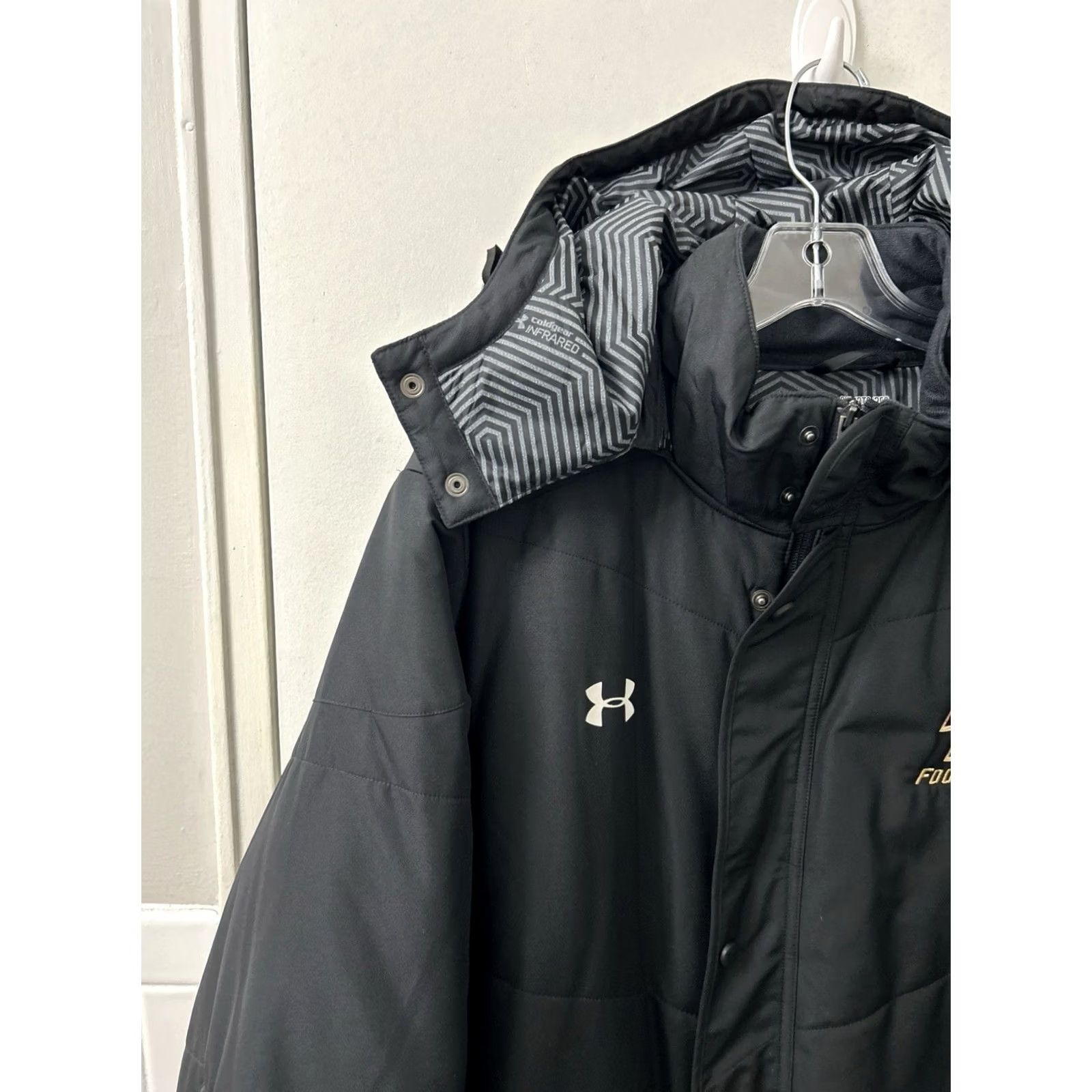 Under Armour Under Armour ColdGear Infrared Parka Jacket Mens 3XL Black Boston College Puffer Size US XXL / EU 58 / 5 - 4 Thumbnail
