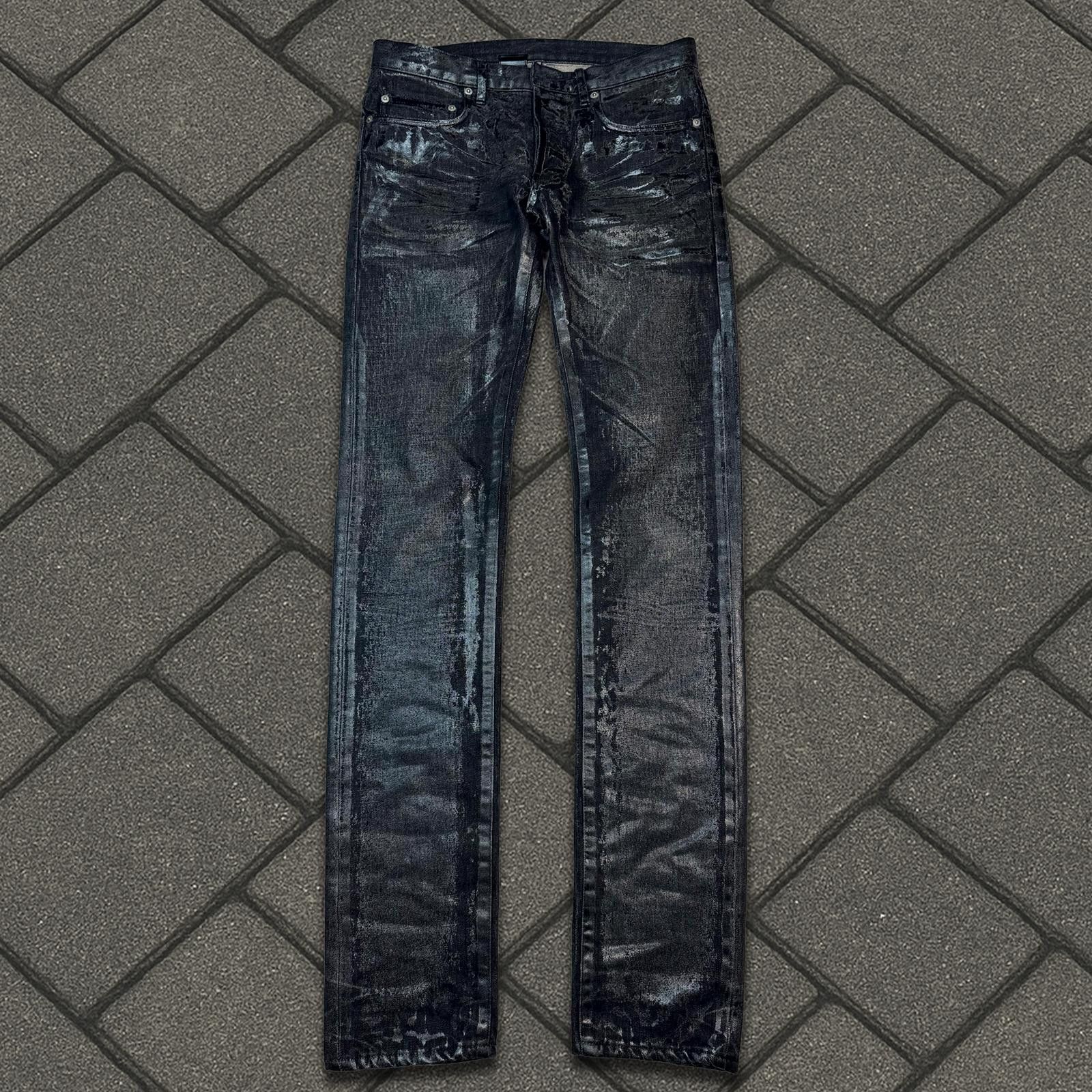 パンツ Diorhomme 08ss Rare Luster Coating Denim dior homme aw08 “luster” waxed jeans kris van assche era