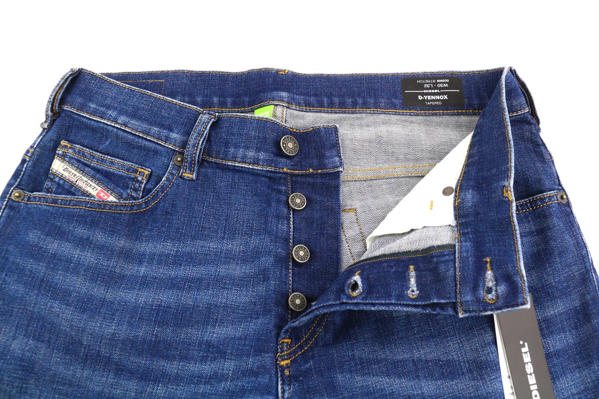 Diesel D-YENNOX 009NN W30/L32 Tapered Washed Denim Jeans 40160 Size US 30 / EU 46 - 5 Thumbnail