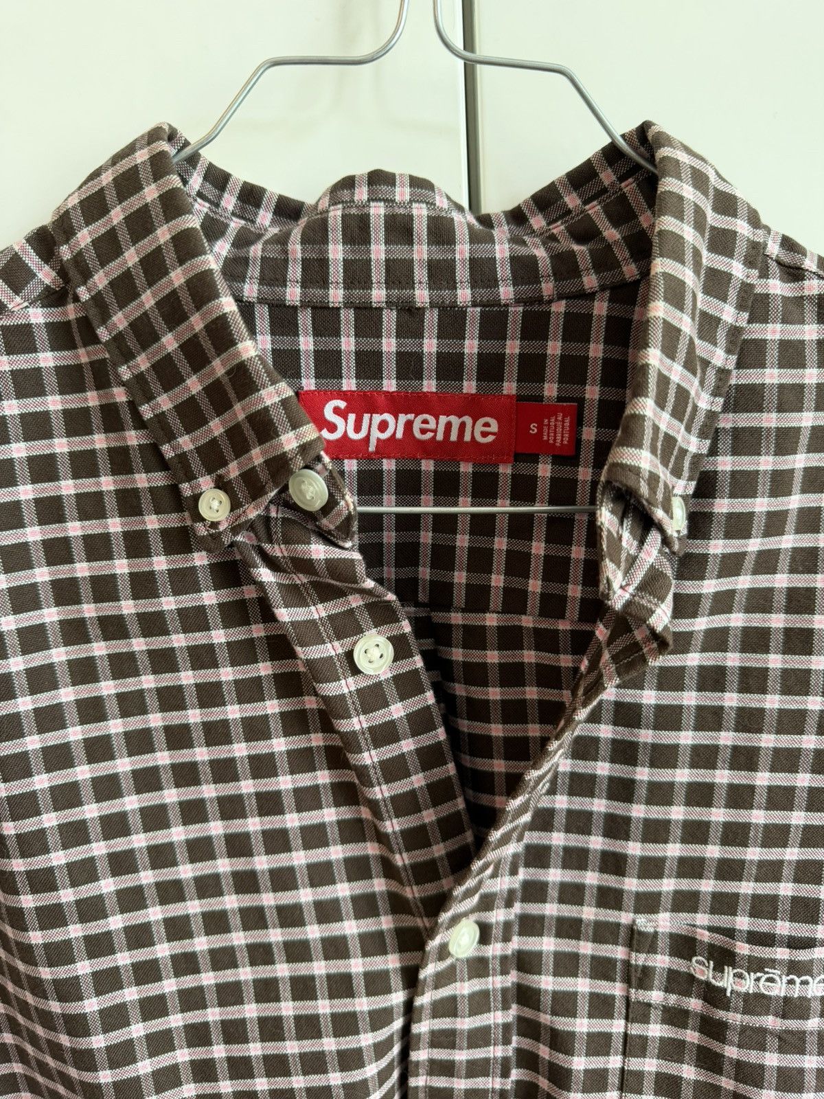 Supreme Supreme Loose Fit Oxford Shirt 'Brown Plaid' Size US S / EU 44-46 / 1 - 3 Thumbnail