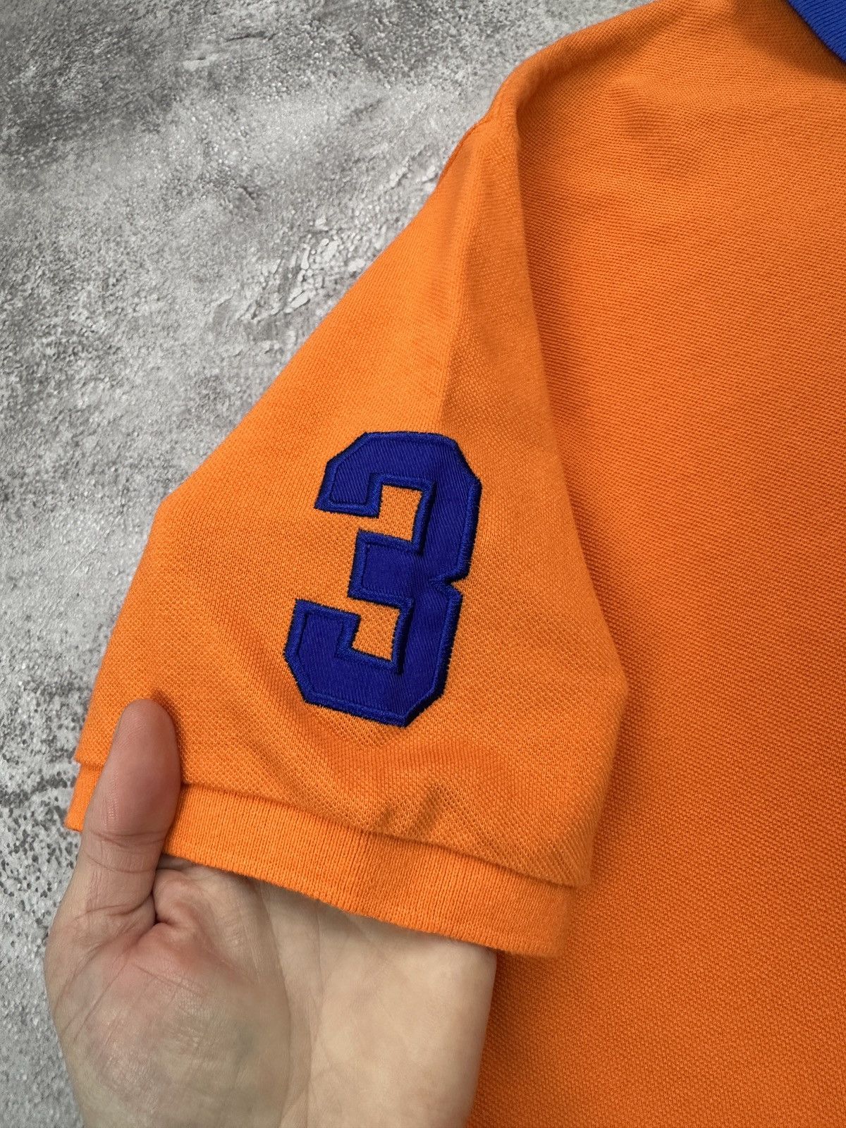 Polo Ralph Lauren Vintage Polo Ralph Lauren T-Shirt Orange Blue Gently Used Size US XL / EU 56 / 4 - 6 Thumbnail