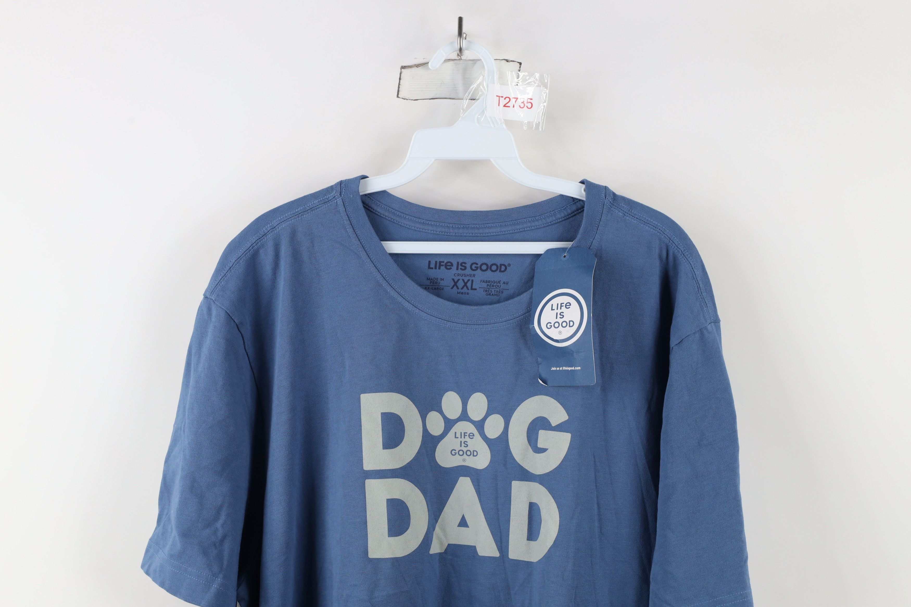 Life is Good × Vintage New Life Is Good Out Crusher Dog Dad Short Sleeve T-Shirt Size US XXL / EU 58 / 5 - 2 Thumbnail