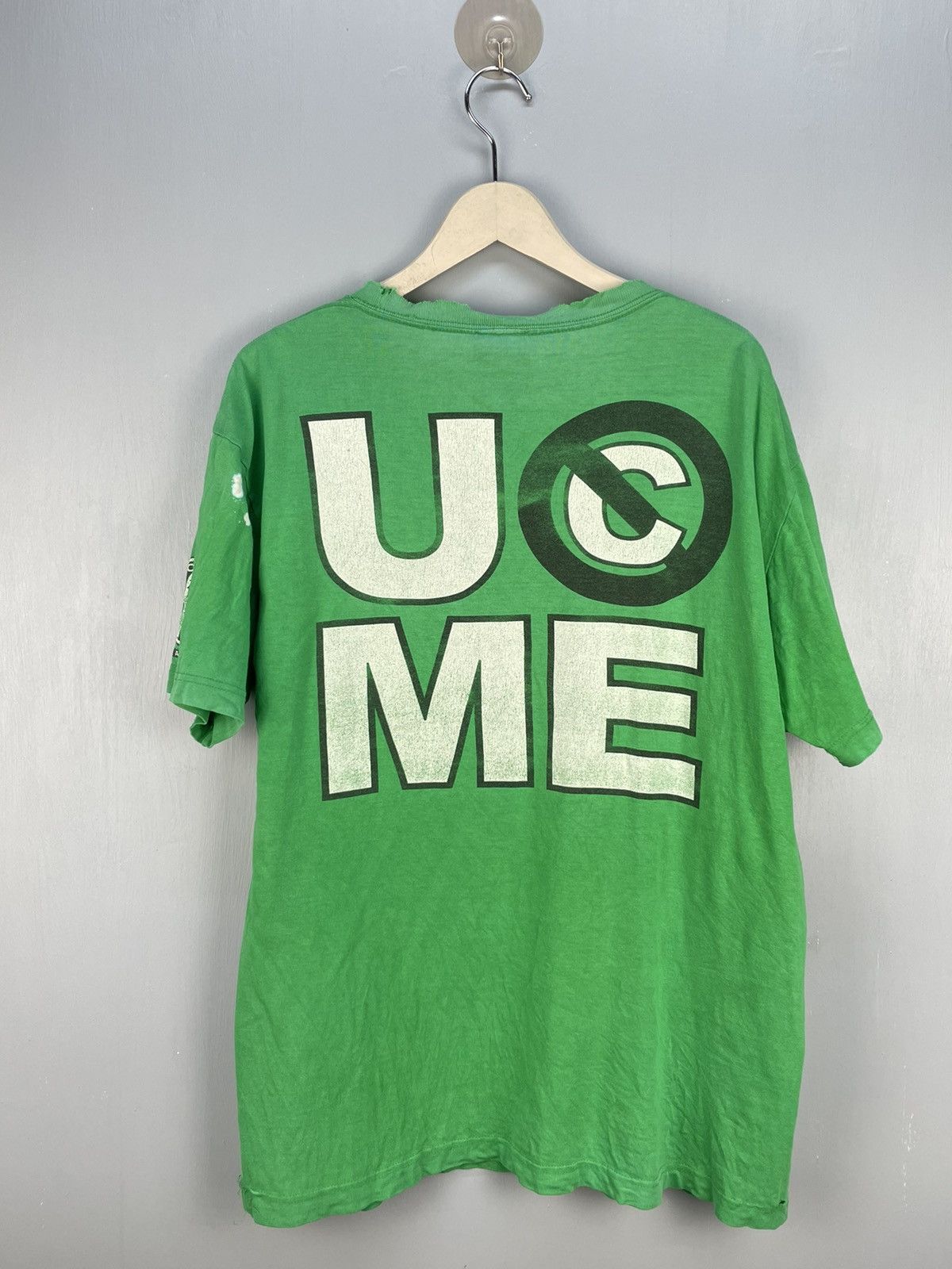 Vintage Vintage Y2K John Cena WWF distress t shirt Size US XL / EU 56 / 4 - 2 Thumbnail