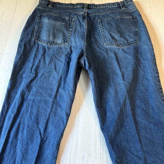 Alife Outdoor Life Jeans 40x30 Big & Tall Mens Blue 100% Cotton Straight Leg Relaxed Fit Denim 5-Pocket Closure Button Zip Jeans Mens Size US 40 / EU 56 - 3 Thumbnail