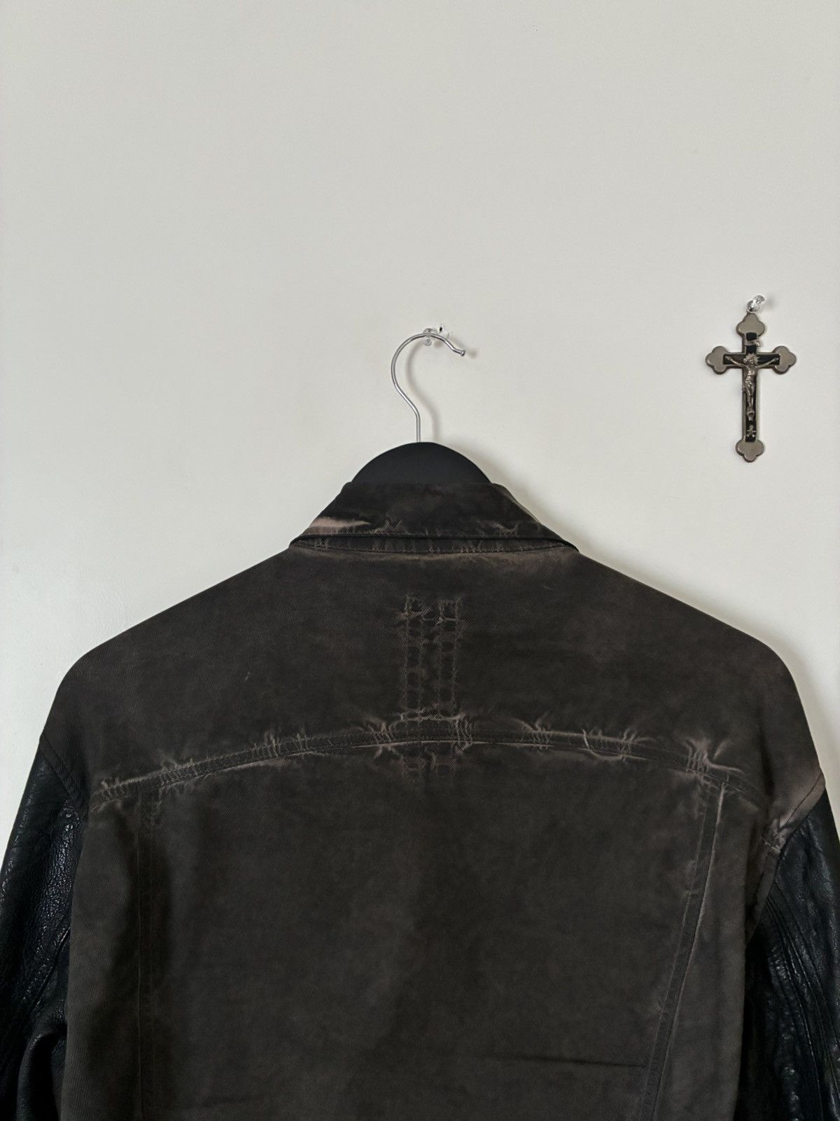 Rick Owens Rick Owens DRKSHDW FW11 Hybrid Trucker Jacket Size US L / EU 52-54 / 3 - 10 Thumbnail