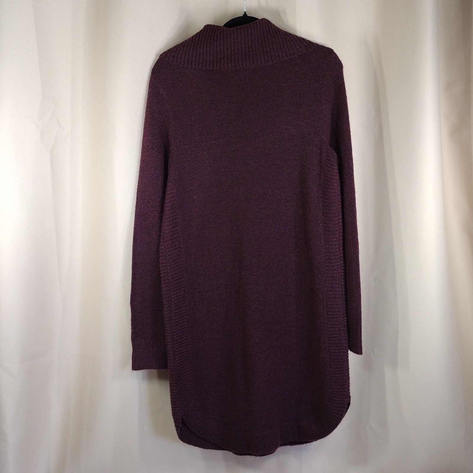 Other Marled RC Stretchy Women's Purple Long Sleeve Sweater Dress Size M / US 6-8 / IT 42-44 - 2 Thumbnail