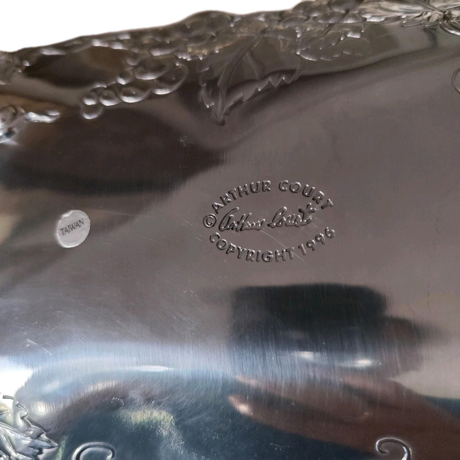 Other Vtg 1996 Arthur Court Serving Tray Grape Pattern W/ Verse Size ONE SIZE - 9 Thumbnail