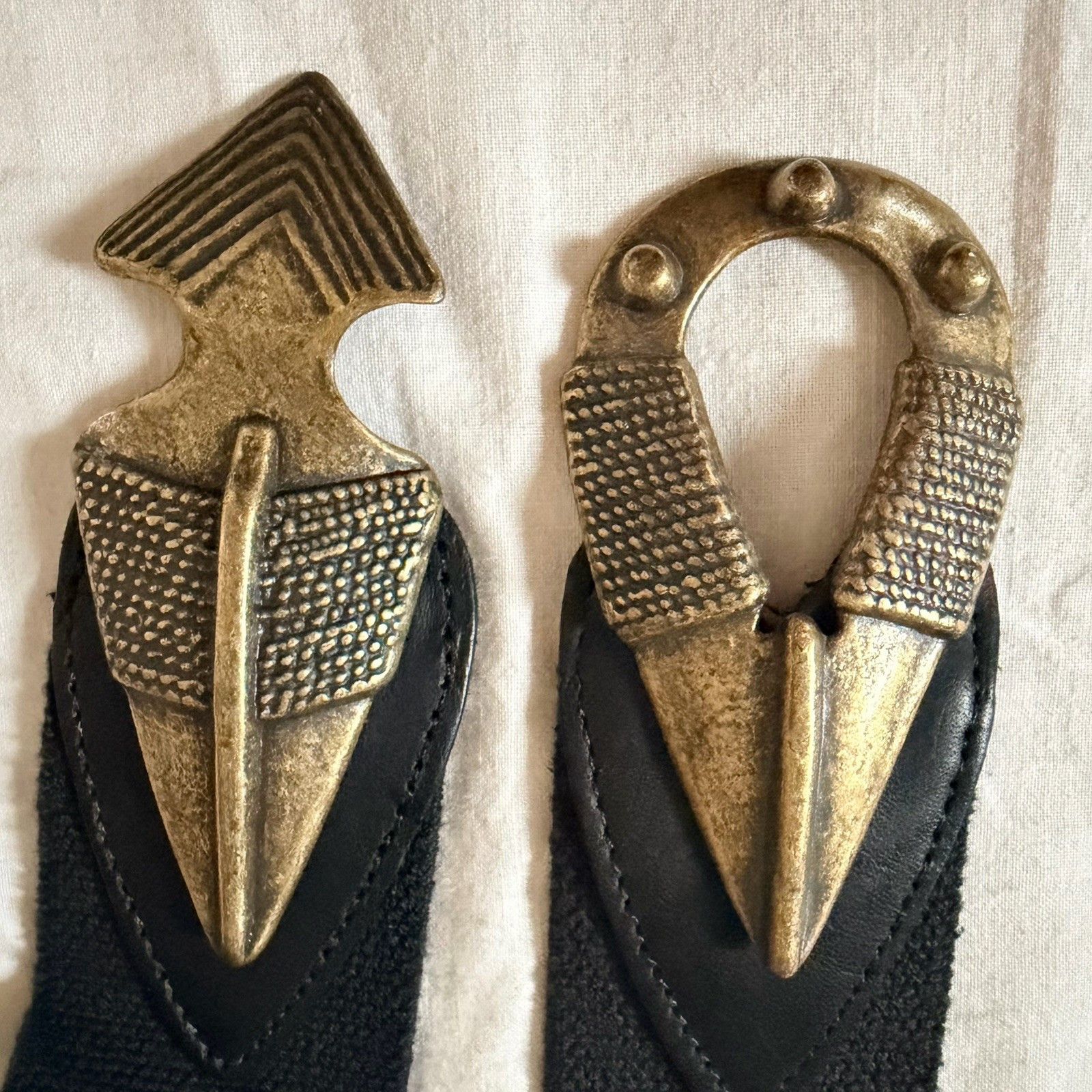 Other Vtg Omega & Day Lor Stretch Belt Bundle Elastic Gold Tone Size ONE SIZE - 10 Thumbnail