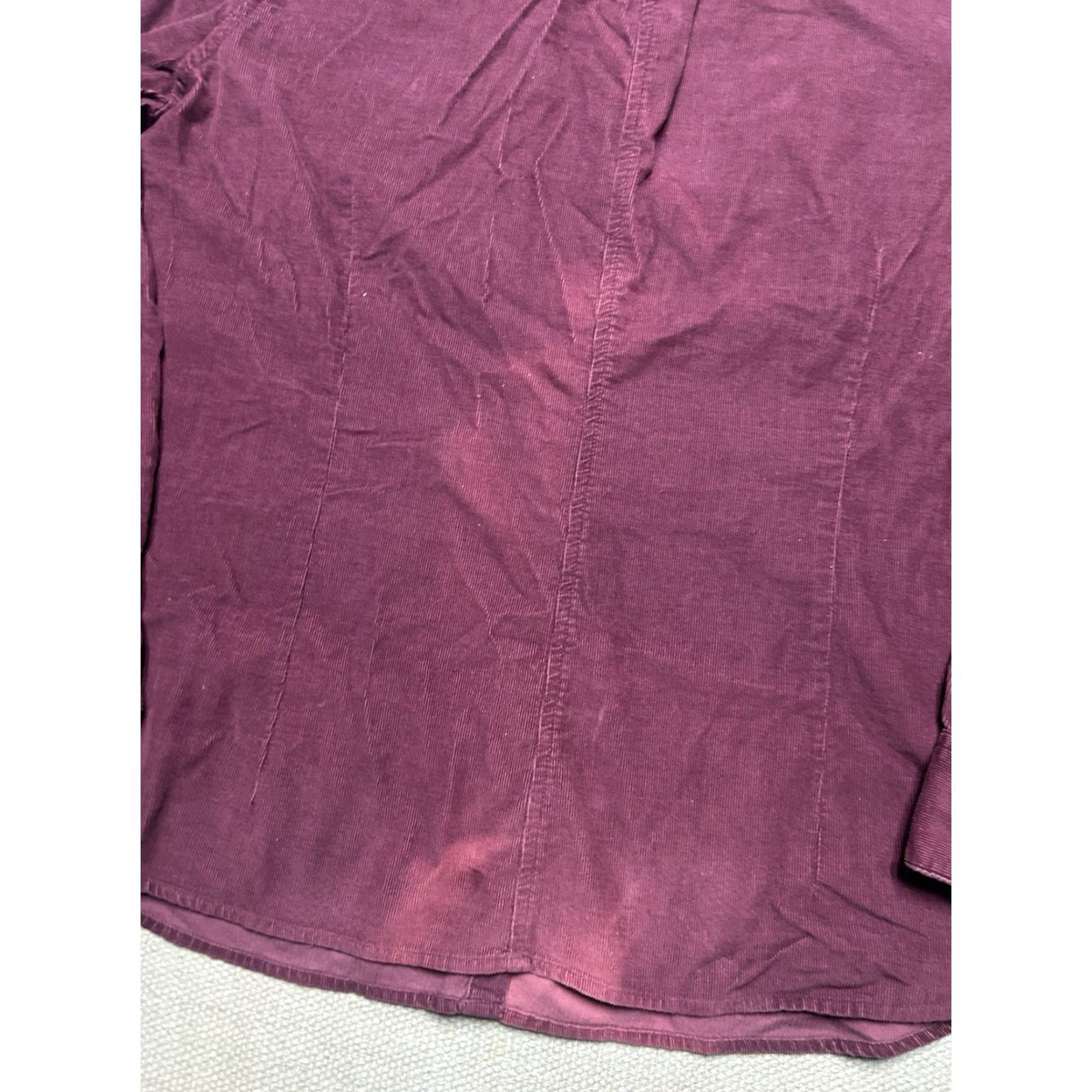 Eddie Bauer VINTAGE Eddie Bauer long sleeve button shirt corduroy maroon burgundy red Women XL Size XL / US 12-14 / IT 48-50 - 6 Thumbnail