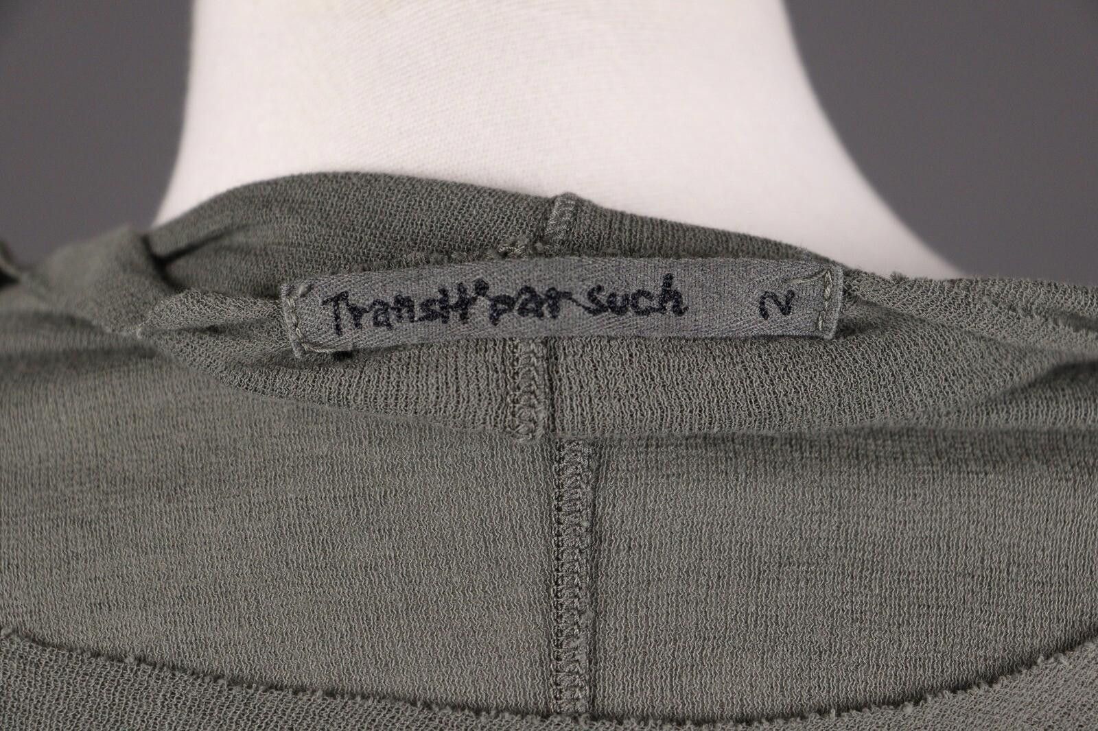 Designer Transit Par Such Gray Designed Cotton Sweater Size 2 Size XS / US 0-2 / IT 36-38 - 8 Thumbnail