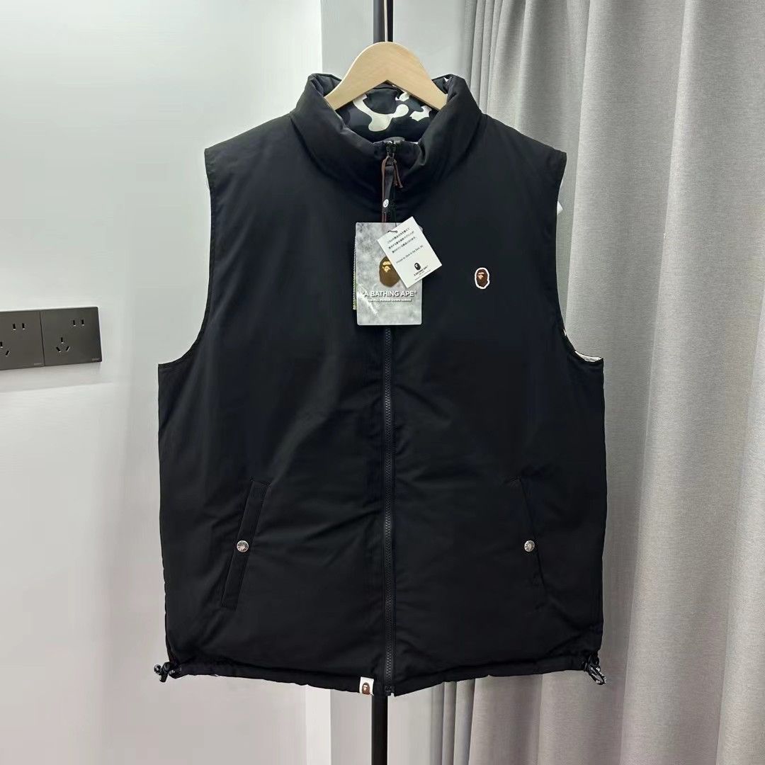 Bape COLOR CAMO SHARK VESCOAT DOWN JACKET Size US XL / EU 56 / 4 - 3 Thumbnail