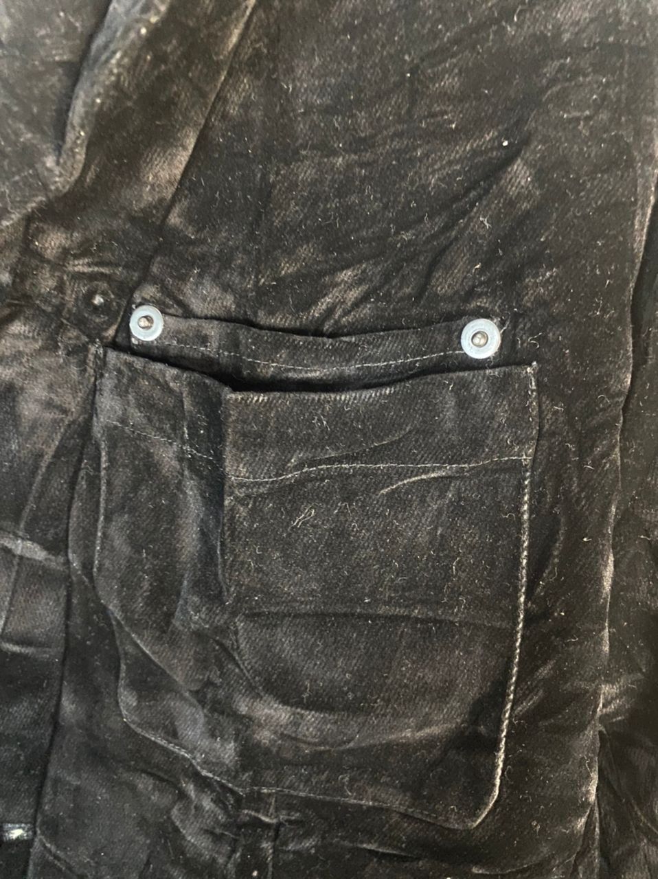 In the attic button black jacket