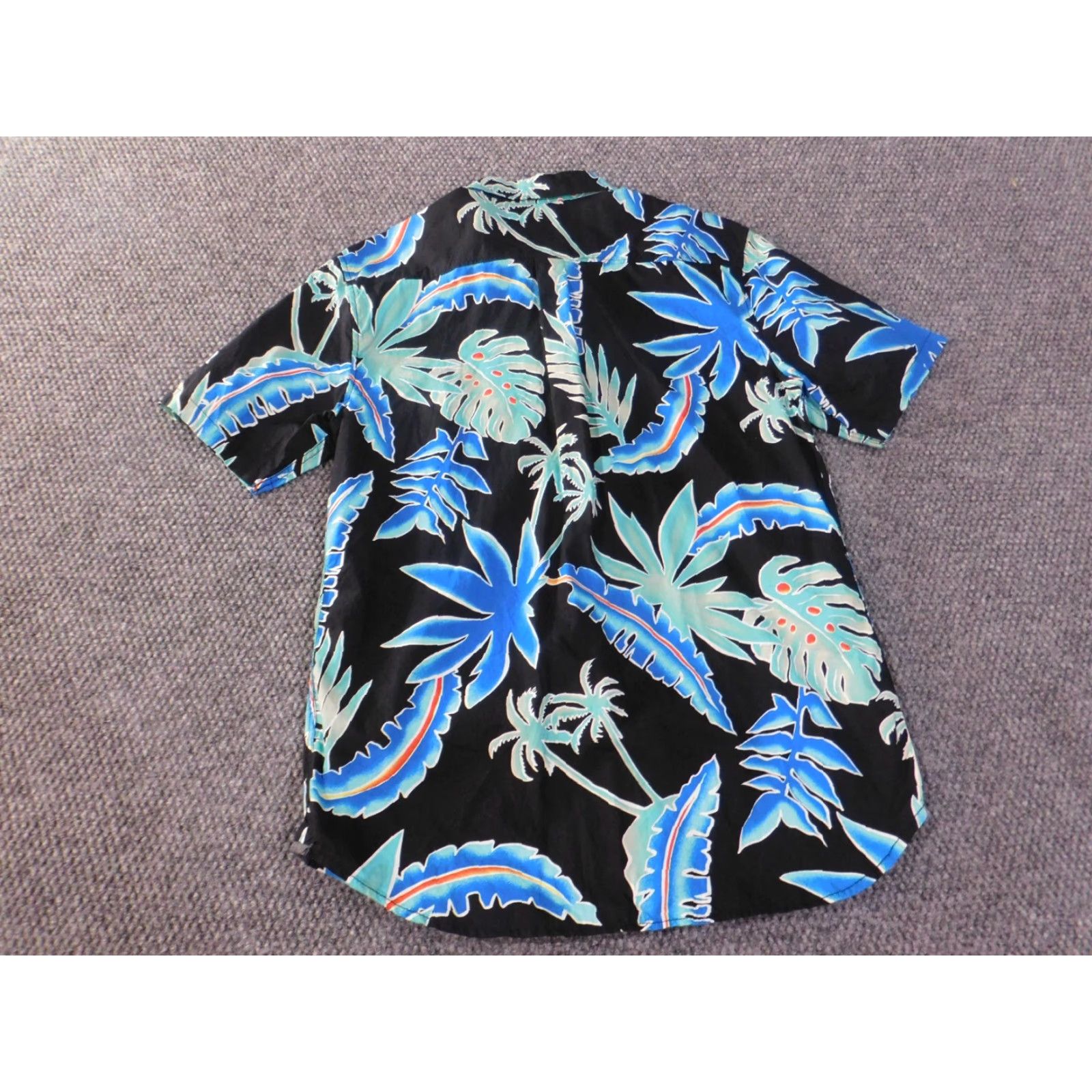 Vans Vans Shirts Mens Large Black Floral American Hawaiian Button-Up Short Sleeve Collared Button-Up - Mens Size US L / EU 52-54 / 3 - 6 Thumbnail