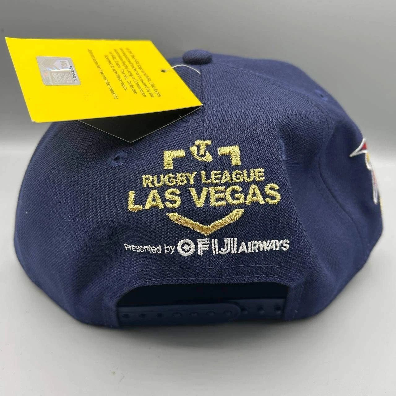New Era Sydney Roosters NRL Hat Men Navy Embroidered NBA Strap Back Size ONE SIZE - 6 Thumbnail