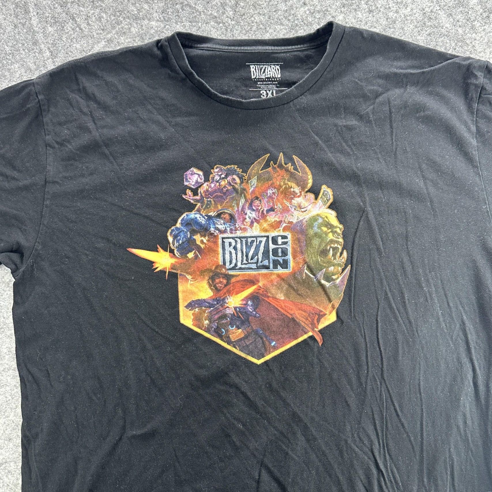 Vintage VINTAGE Blizzard BlizzardCon 2018 T-Shirt Mens 3XL Black Gaming Overwatch Warcraft Diablo Geek Logo Size US XXL / EU 58 / 5 - 2 Thumbnail