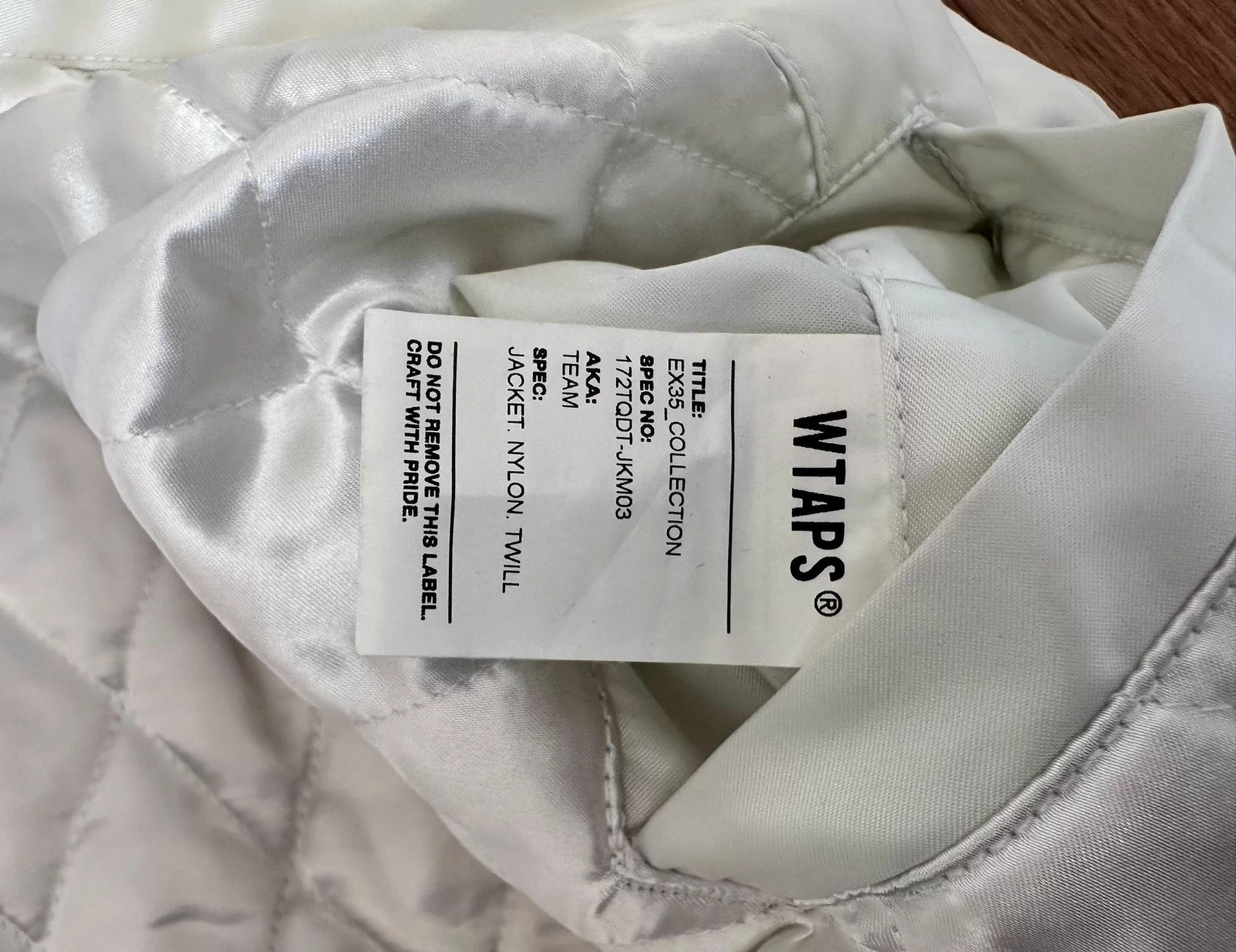 Wtaps WTAPS TEAM Jkt Nylon Twill Double Eagle Used M Oversized Size US M / EU 48-50 / 2 - 4 Thumbnail
